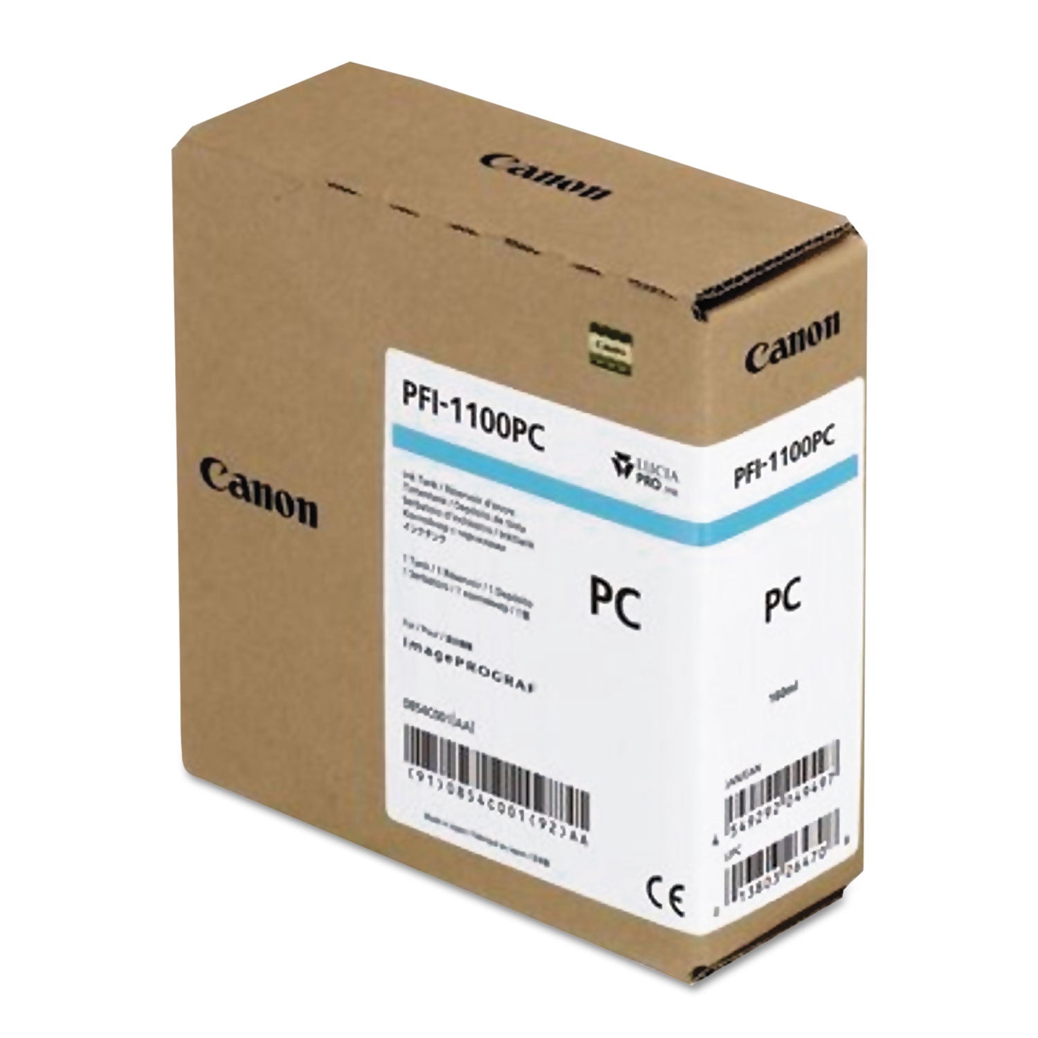 Canon® 0854C001AA (PFI-1100) Ink, Photo Cyan