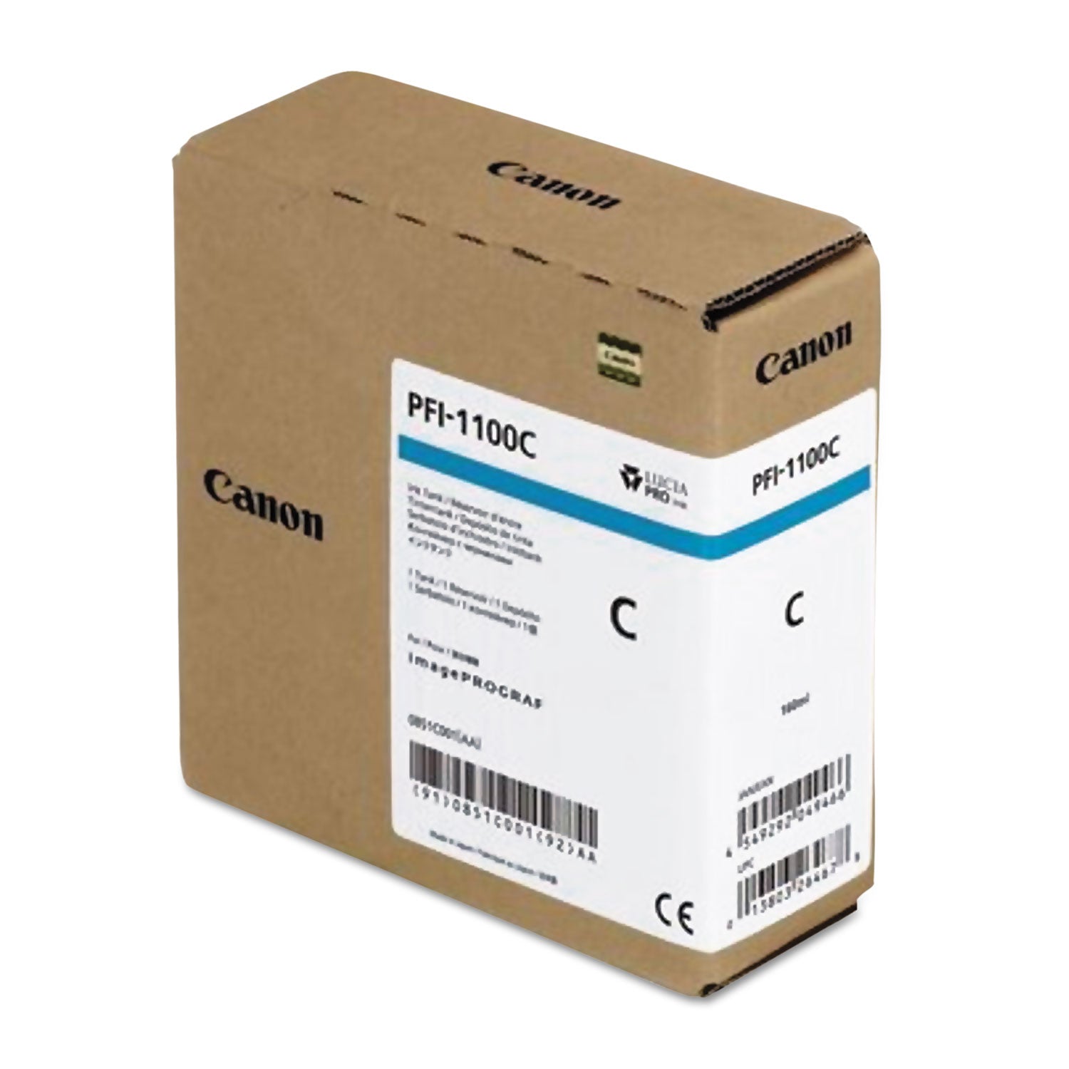 Canon® 0851C001AA (PFI-1100) Ink, Cyan