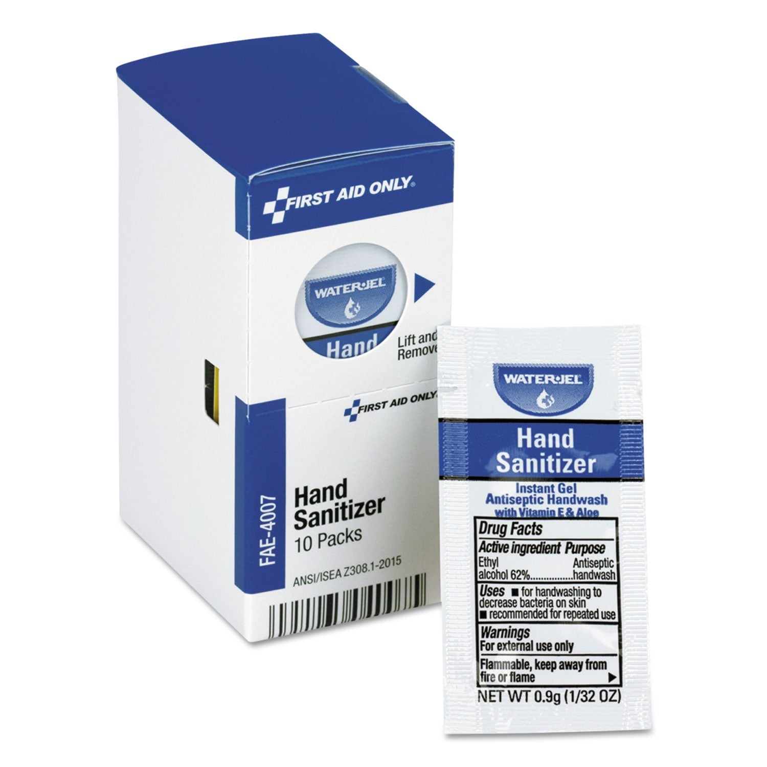 Gel Hand Sanitizer Packets | 10-Count for Kits