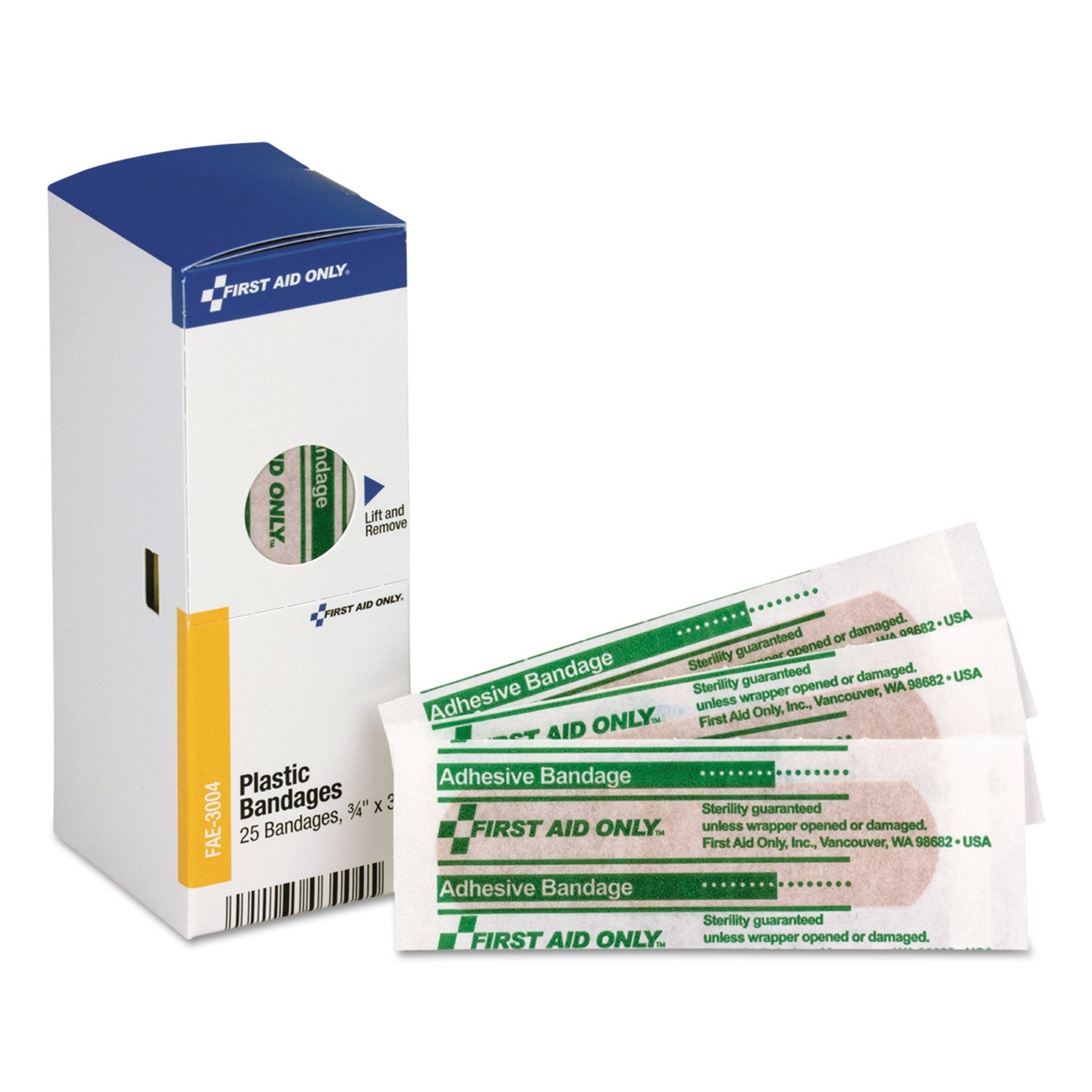 SmartCompliance Plastic Bandages | 0.75x3 25-Box