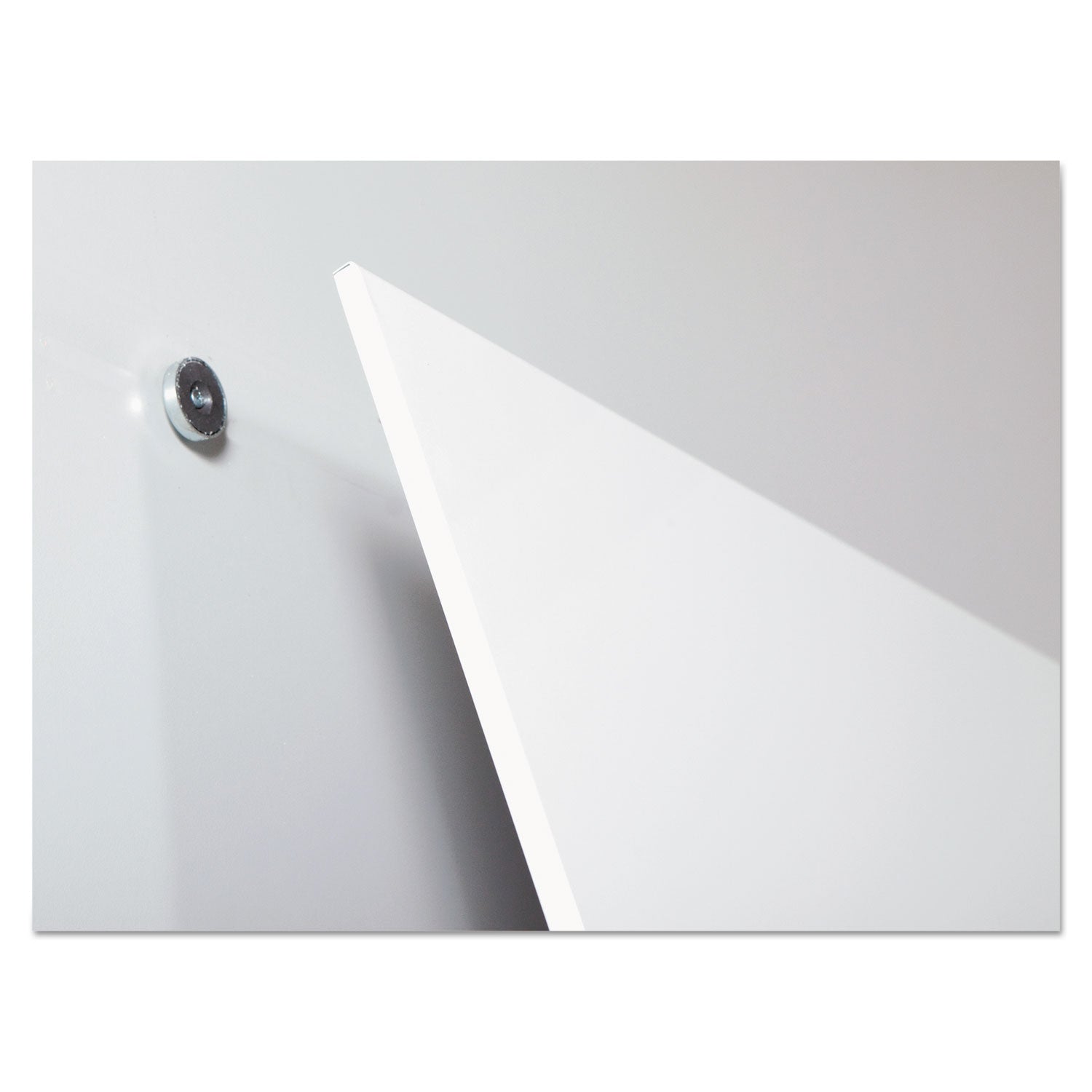 MasterVision® Magnetic Dry Erase Tile Board, 29.5" x 45", White Surface