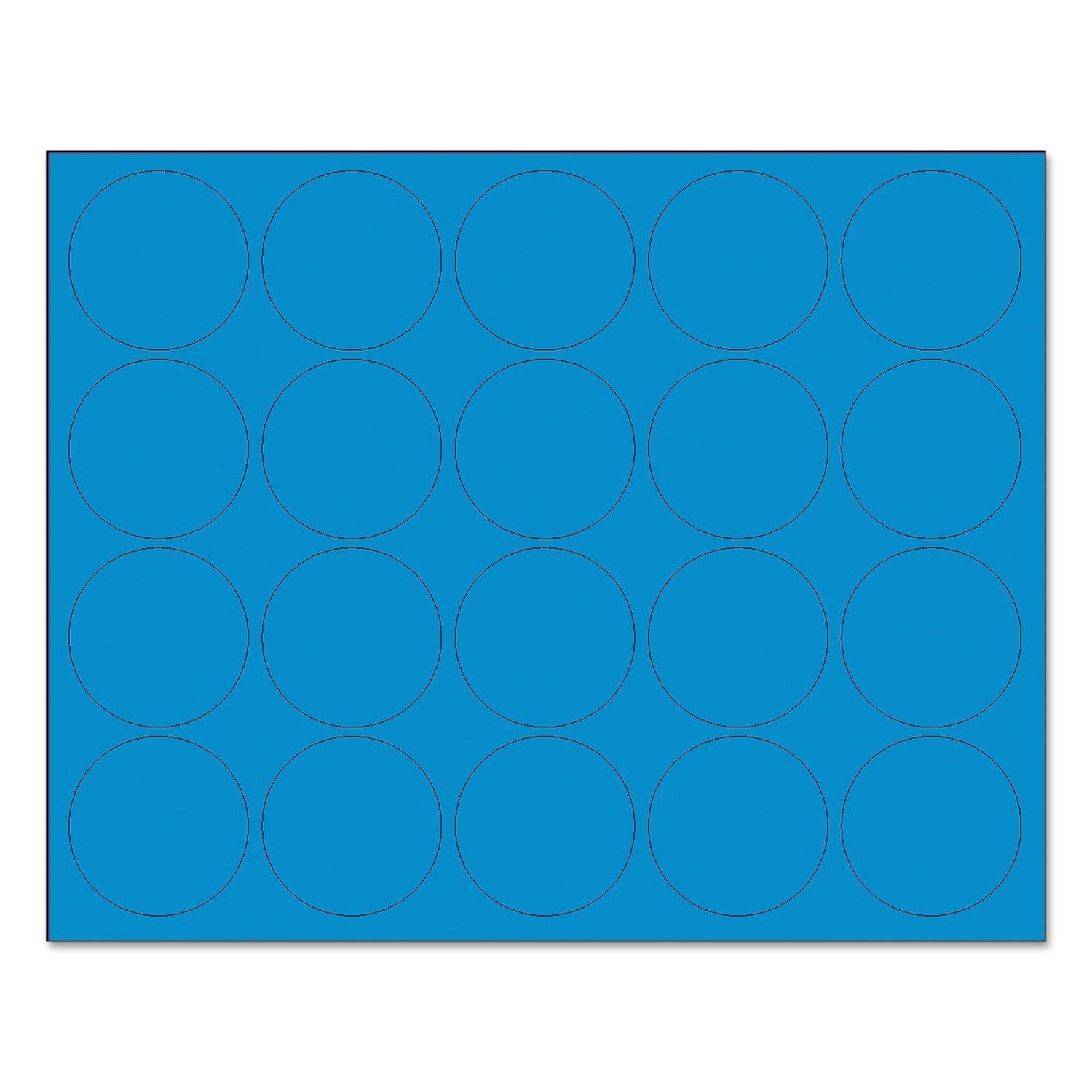 Magnetic Board Accessories | Blue Circles 20/Pack