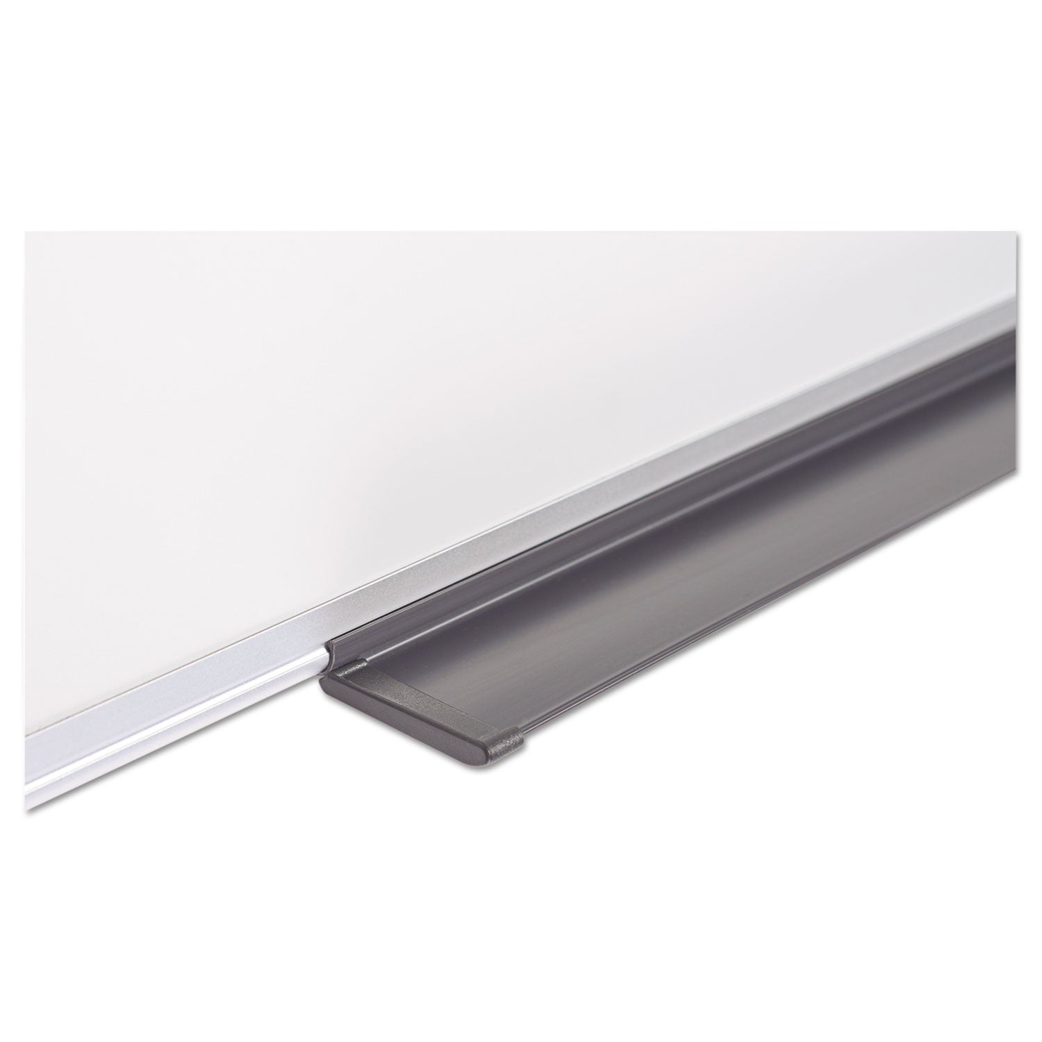 MasterVision® Value Melamine Dry Erase Board, 48" x 96", White Surface, Satin Aluminum Frame