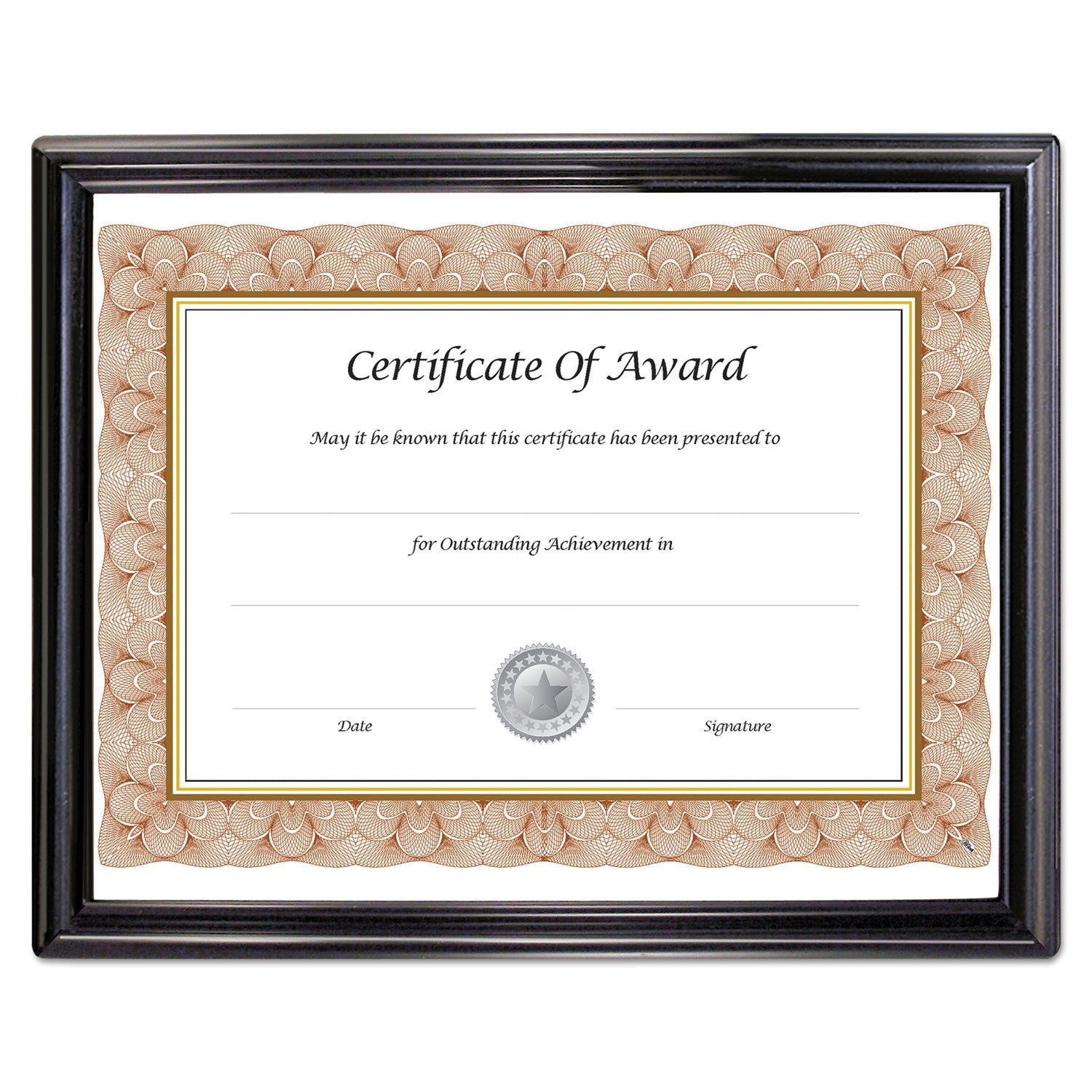 EZ Mount Document Frame | 8.5x11, Black