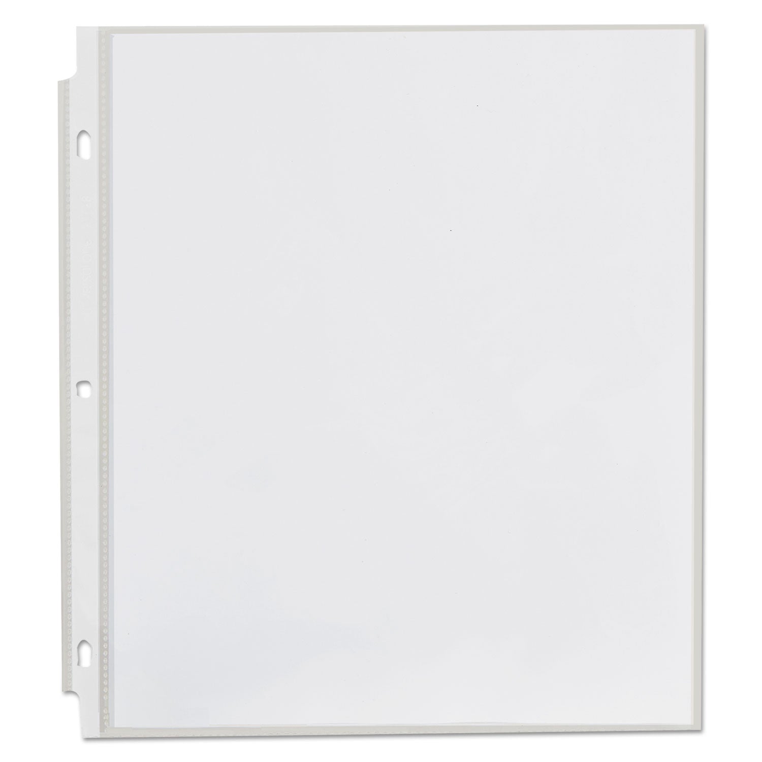 Universal® Top-Load Poly Sheet Protectors, Economy, Letter, 100/box