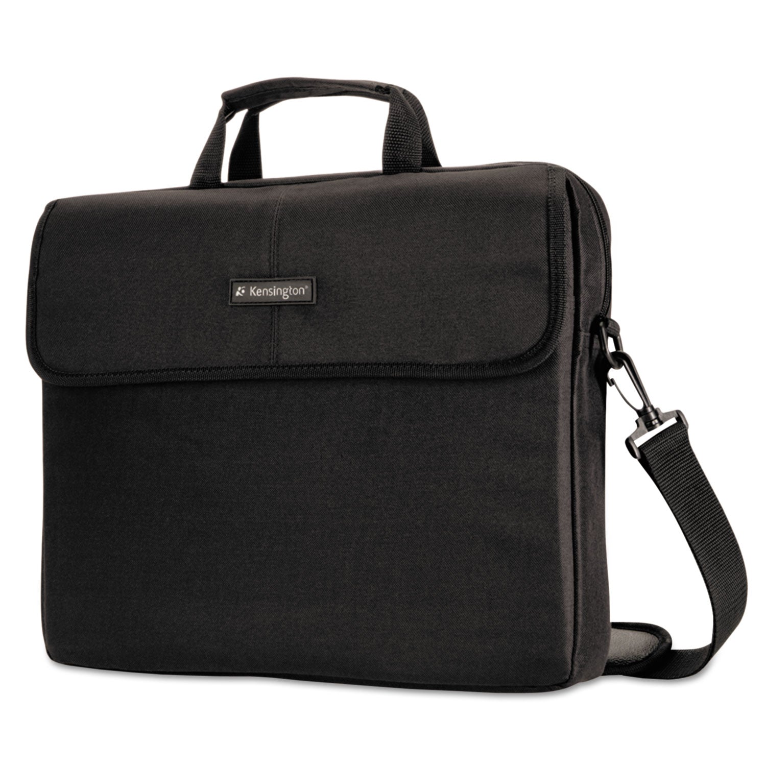 Kensington® Simply Portable Padded Laptop Sleeve, Fits Devices Up to 15.6", Polyester, 17 x 1.5 x 12, Black