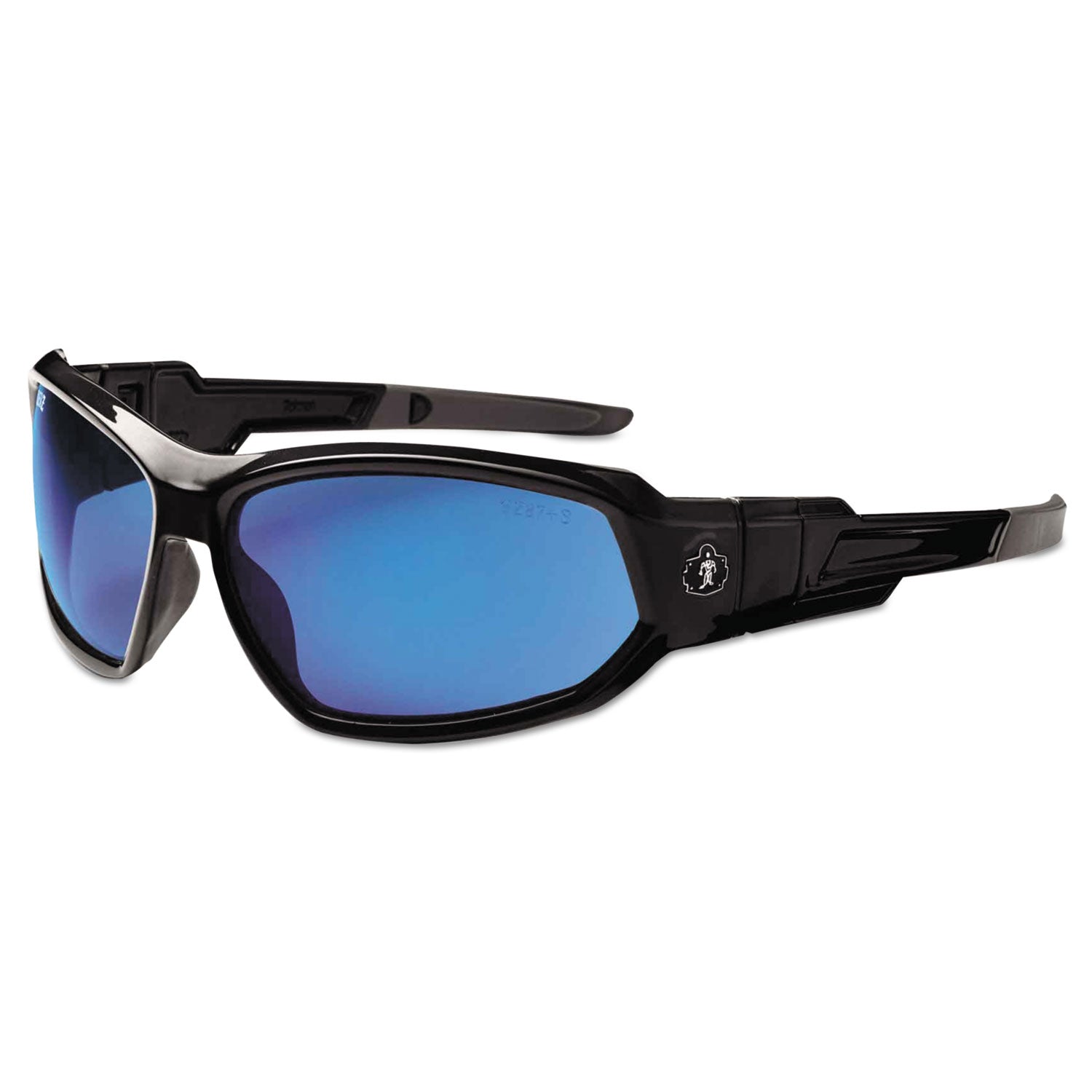 Loki Safety Glasses | Blue Mirror Lens