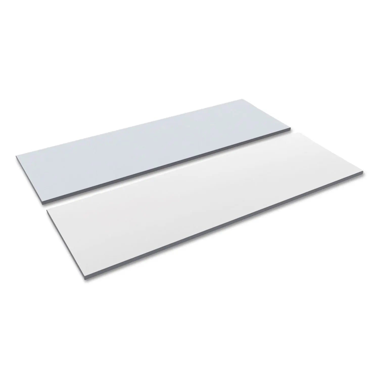 Alera® Reversible Laminate Table Top, Rectangular, 71.5w X 23.63d, White/gray