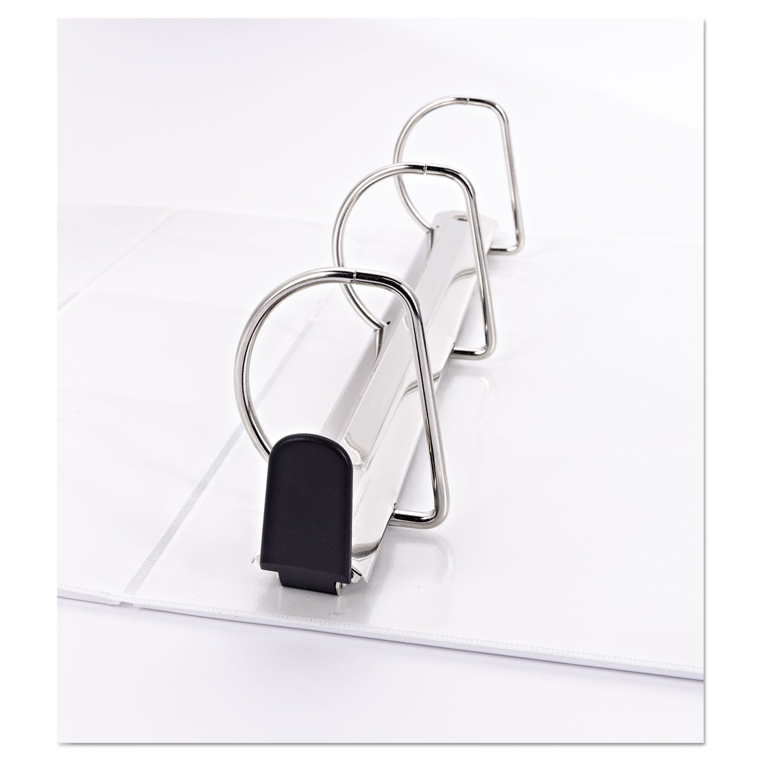 Avery® Heavy-Duty Non Stick View Binder With Durahinge And Slant Rings, 3 Rings, 2" Capacity, 11 X 8.5, White, (5504)