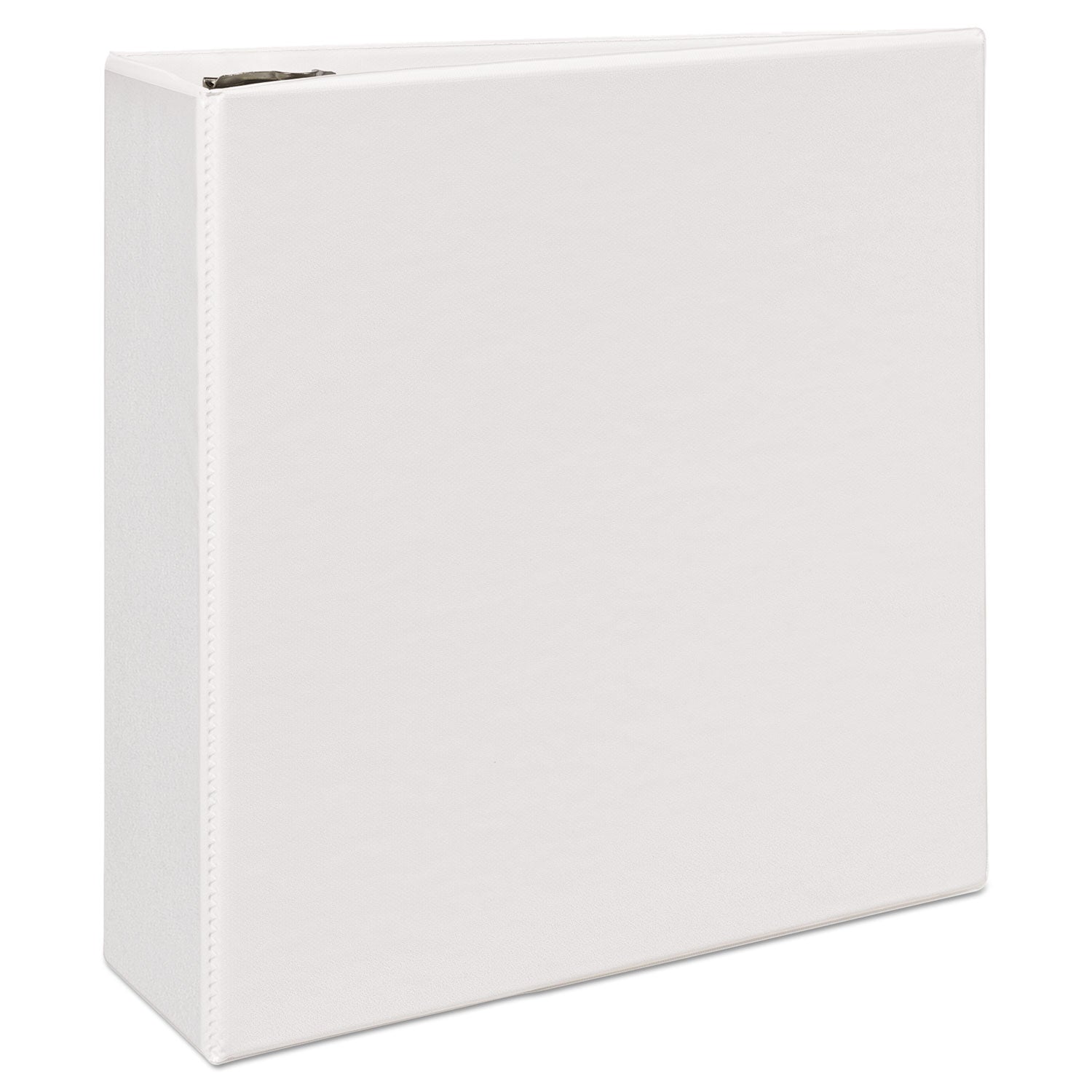Avery® Durable View Binder With Durahinge And Ezd Rings, 3 Rings, 4" Capacity, 11 X 8.5, White, (9801)