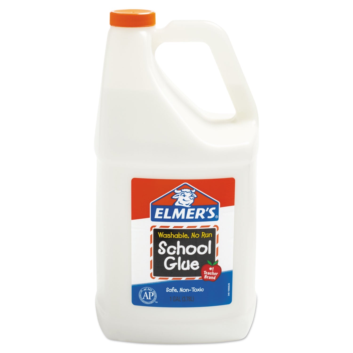 Elmer's® Washable School Glue, 1 Gal, Dries Clear