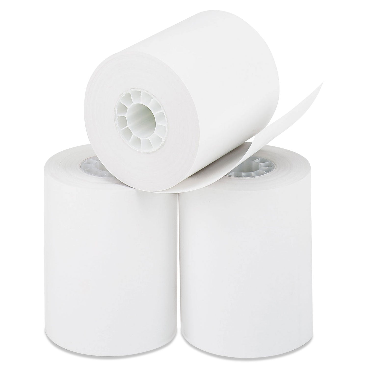 Iconex™ Direct Thermal Printing Paper Rolls, 0.45" Core, 2.25" X 85 Ft, White, 50/carton