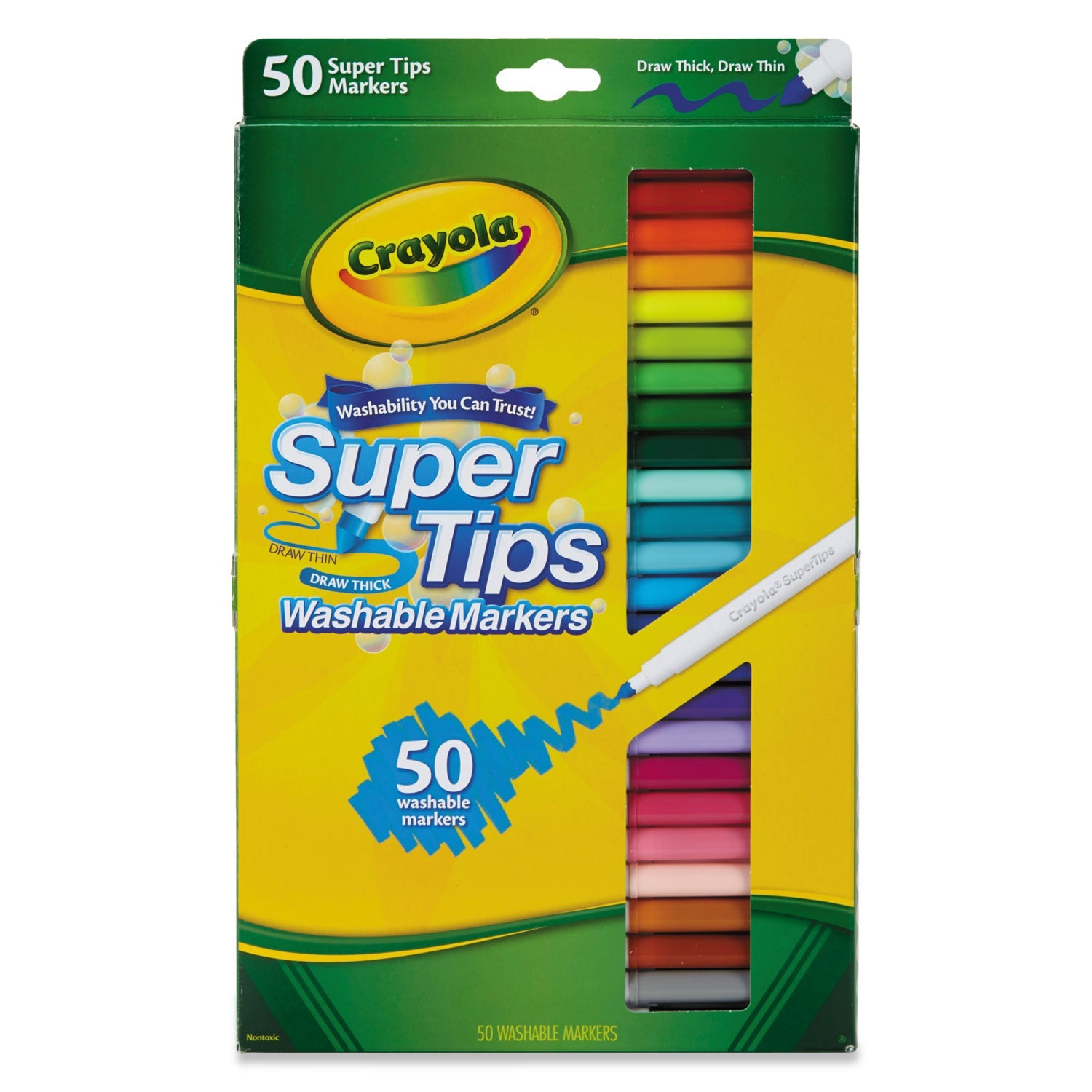Washable Super Tips Markers | 50-Count Set, Crayola®