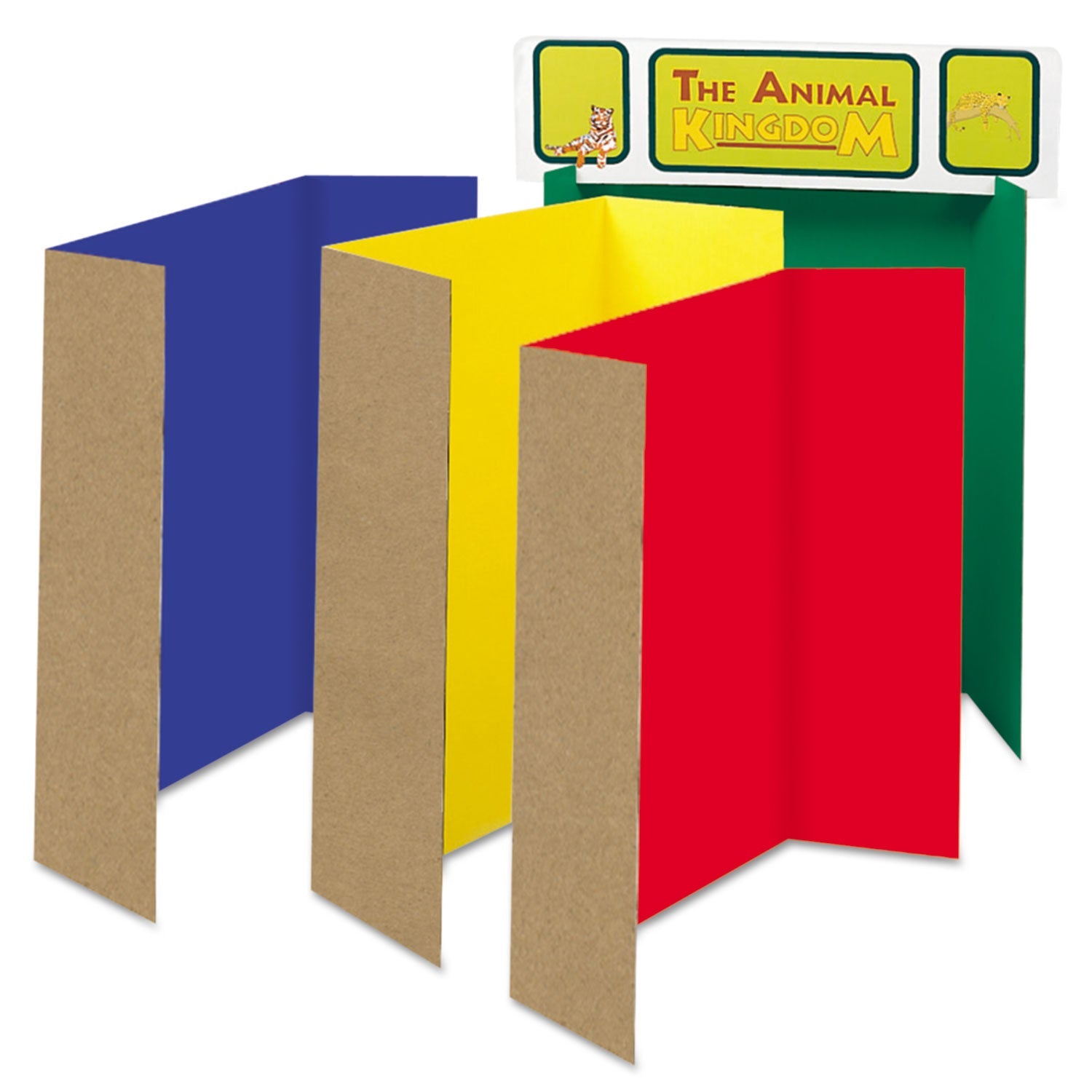Pacon® Spotlight Corrugated Presentation Display Boards, 48 X 36, Blue, Green, Red, Yellow, 4/carton