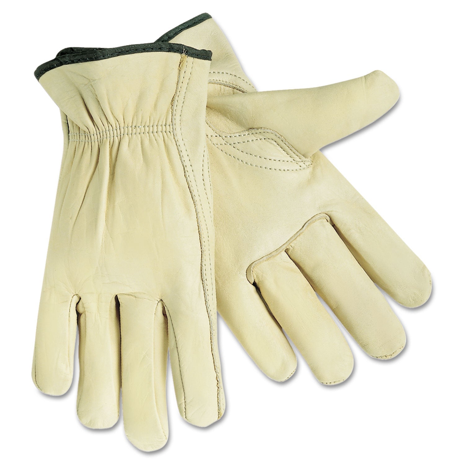 MCR™ Safety Full Leather Cow Grain Gloves, X-Large, 1 Pair - Bloom Skins