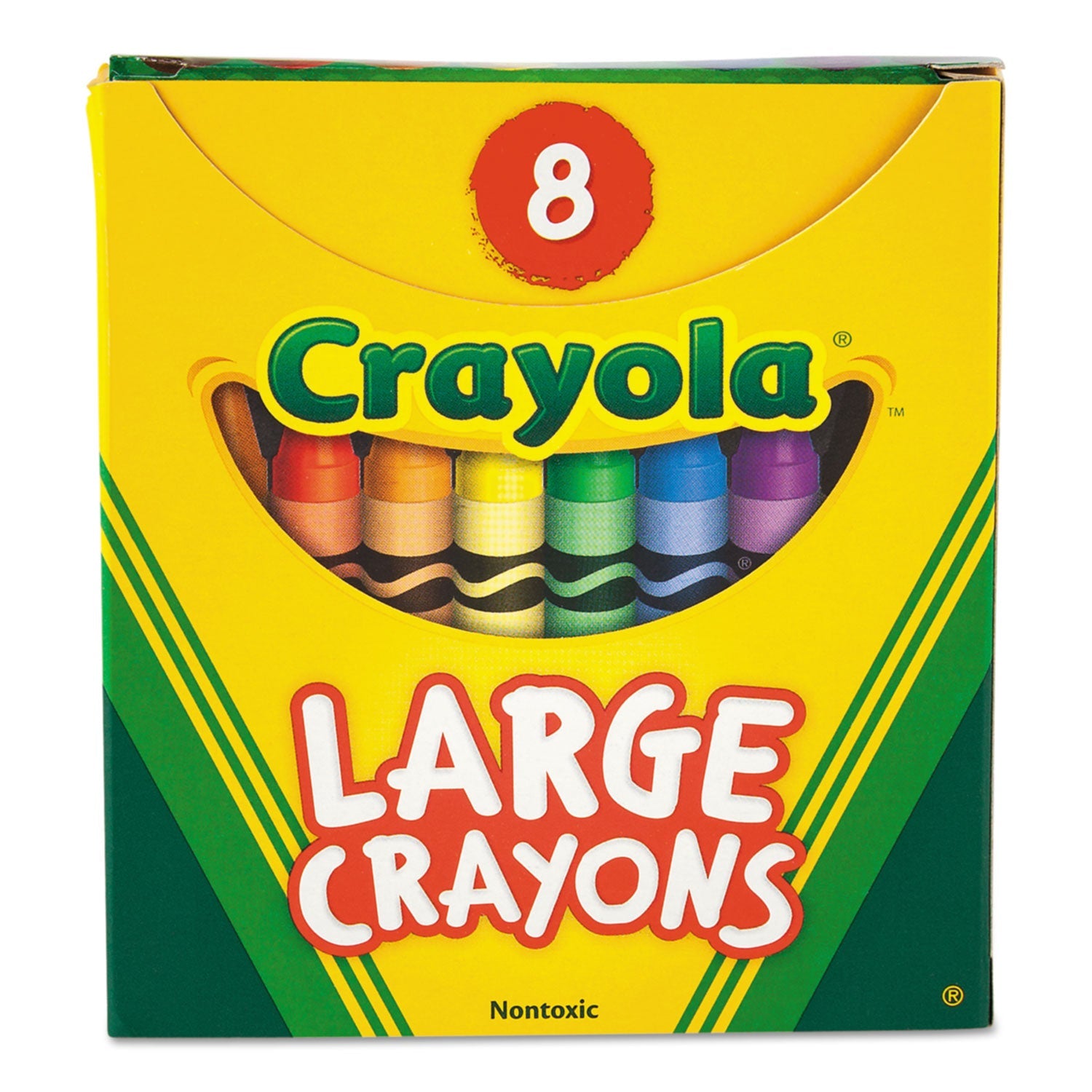 Crayola® Large Crayons | 8-Color Box