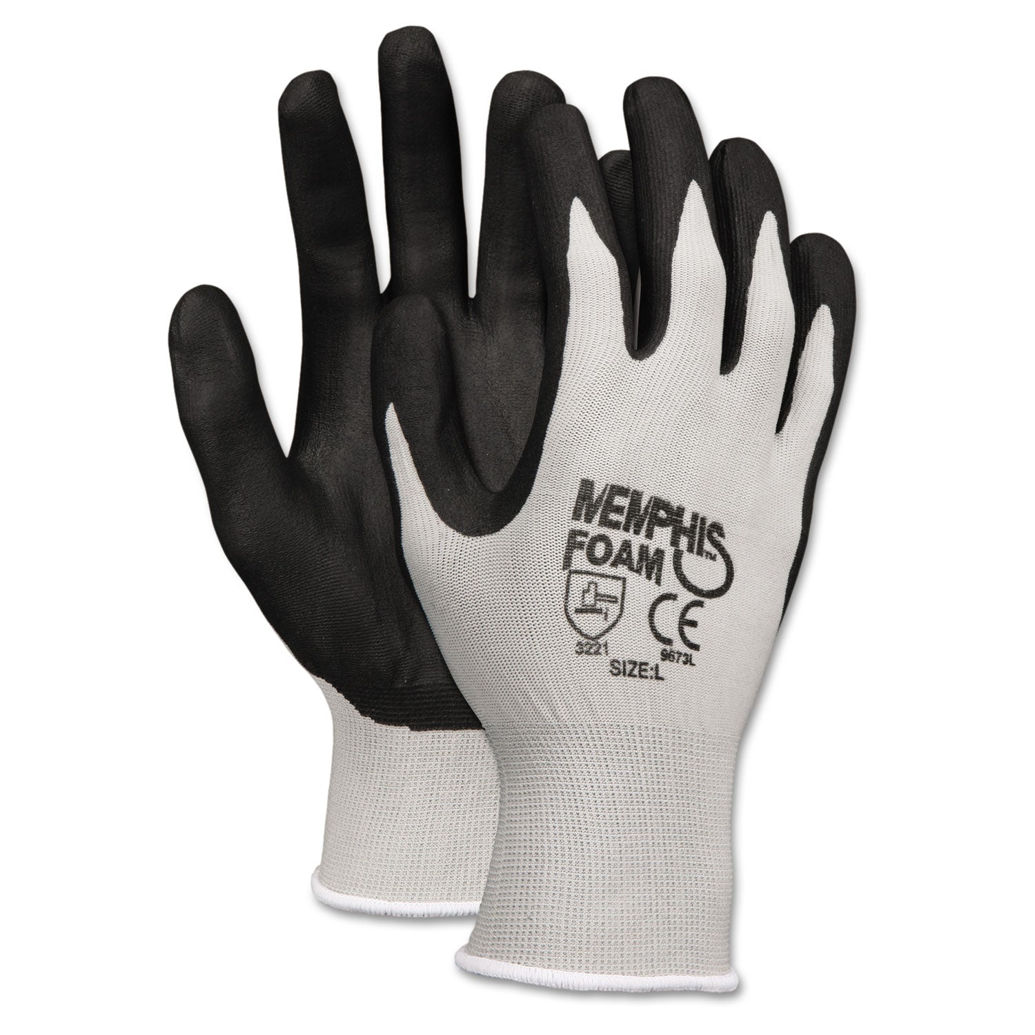 Economy Foam Nitrile Gloves | Small 12 Pairs