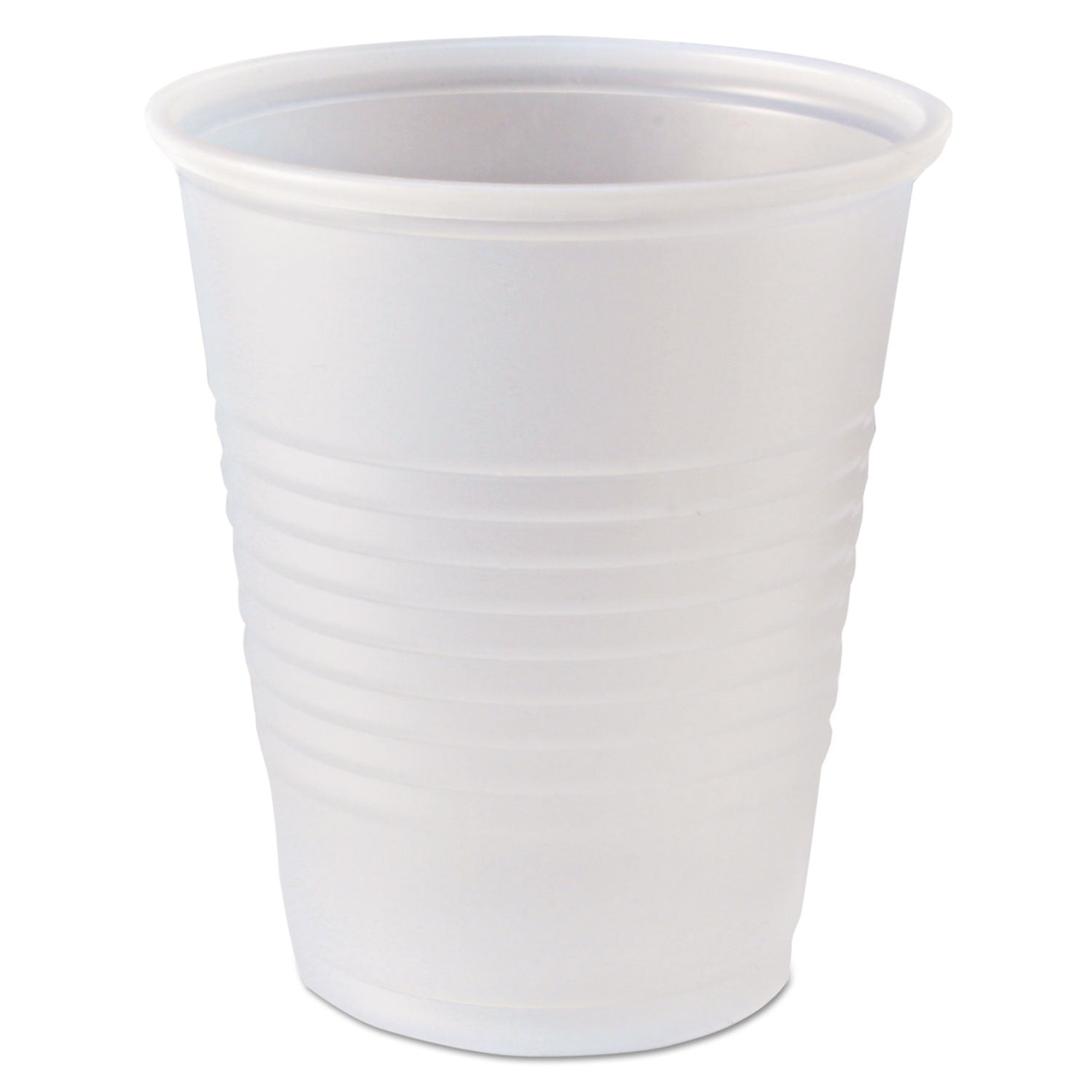 Fabri-Kal® RK Ribbed Cold Drink Cups, 5 oz, Plastic, Clear, 100/Bag, 25 Bags/Carton - Bloom Skins