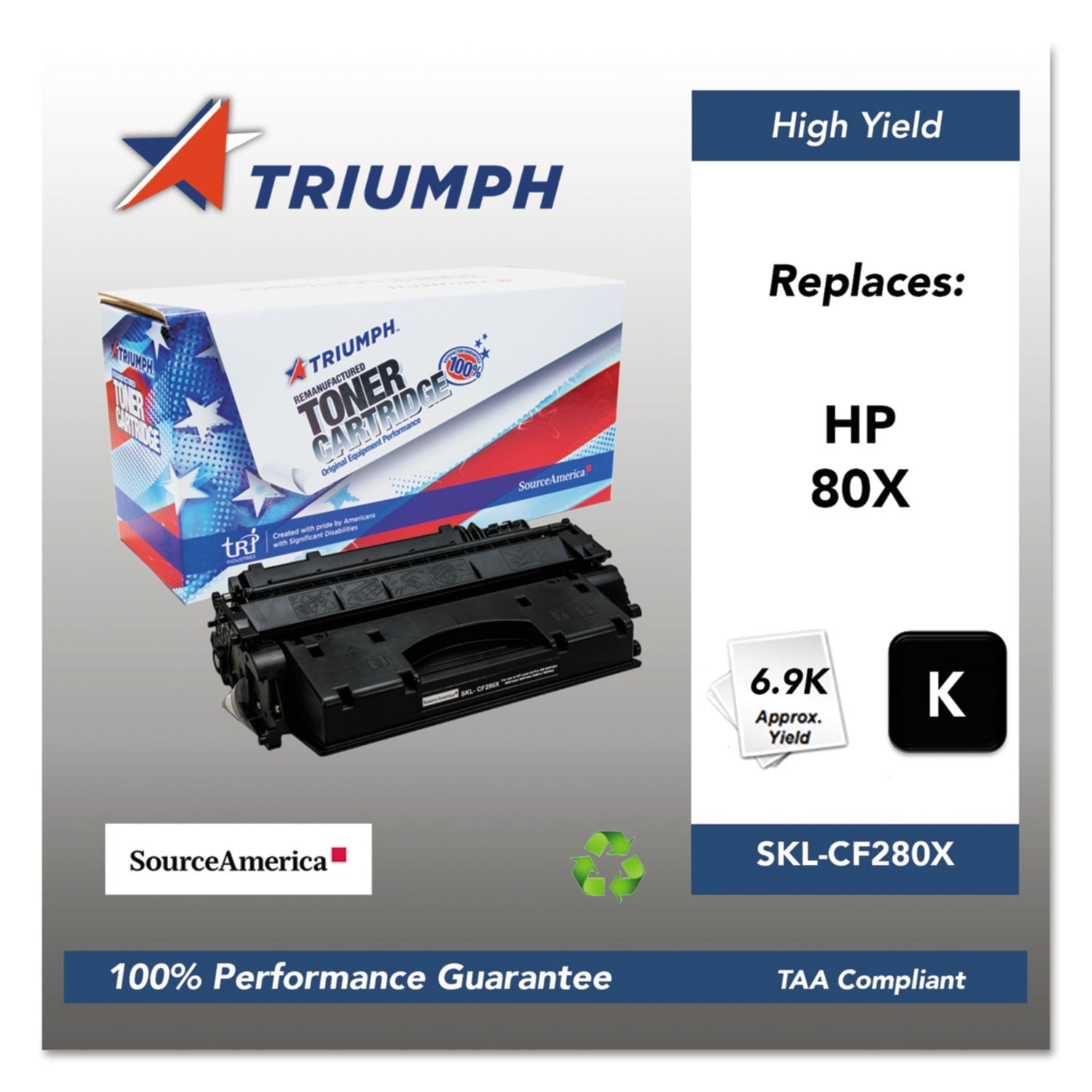 Remanufactured Toner | Triumph™ Cf280x Black