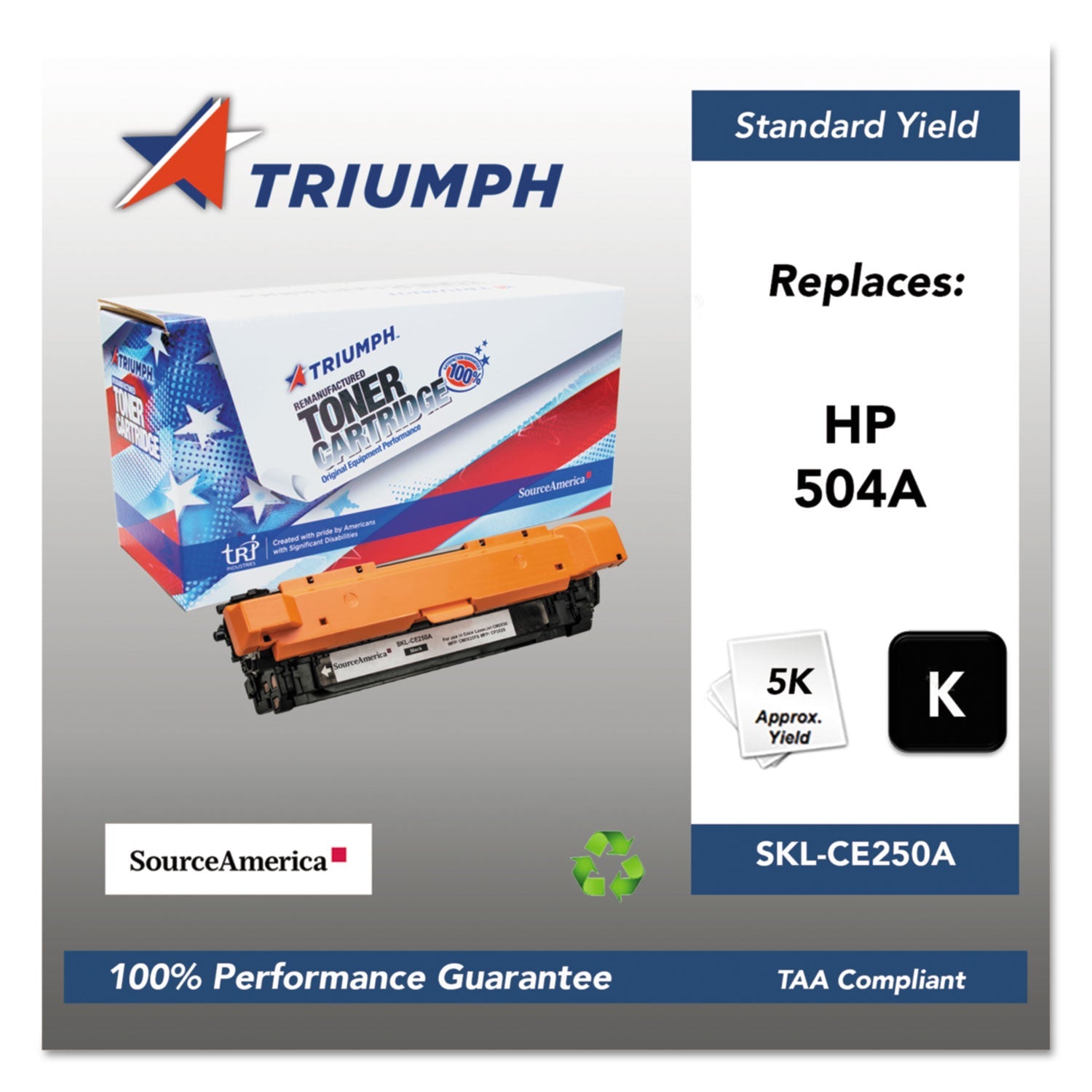 Remanufactured Toner | Triumph™ Ce250a Black