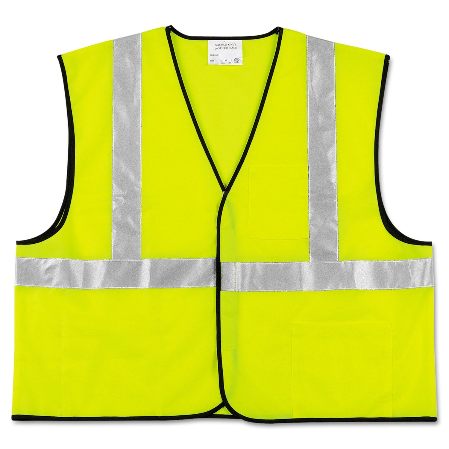 Class 2 Safety Vest | Large Fluorescent Lime