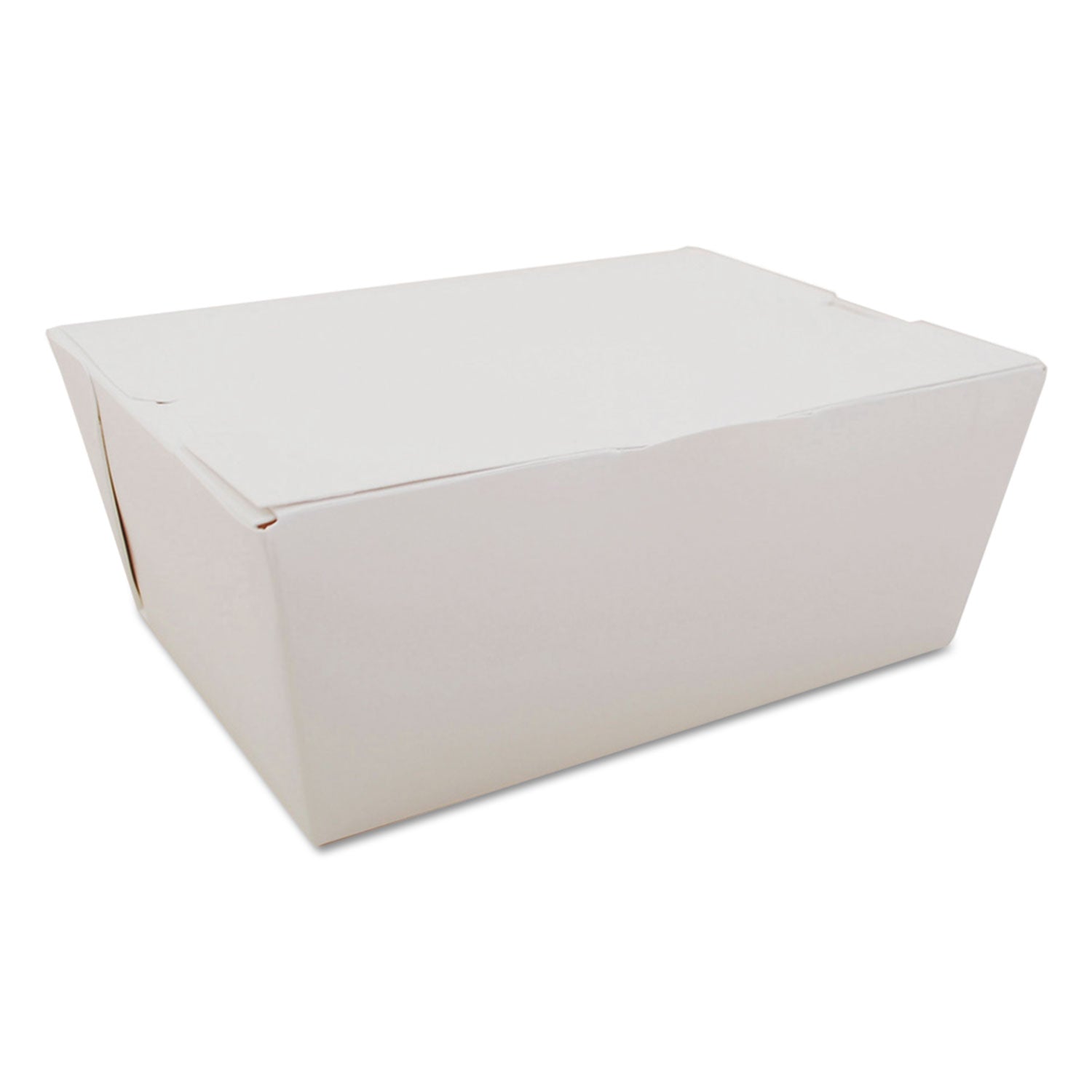 SCT® ChampPak Carryout Boxes, #4, 7.75 x 5.5 x 3.5, White, Paper, 160/Carton - Bloom Skins