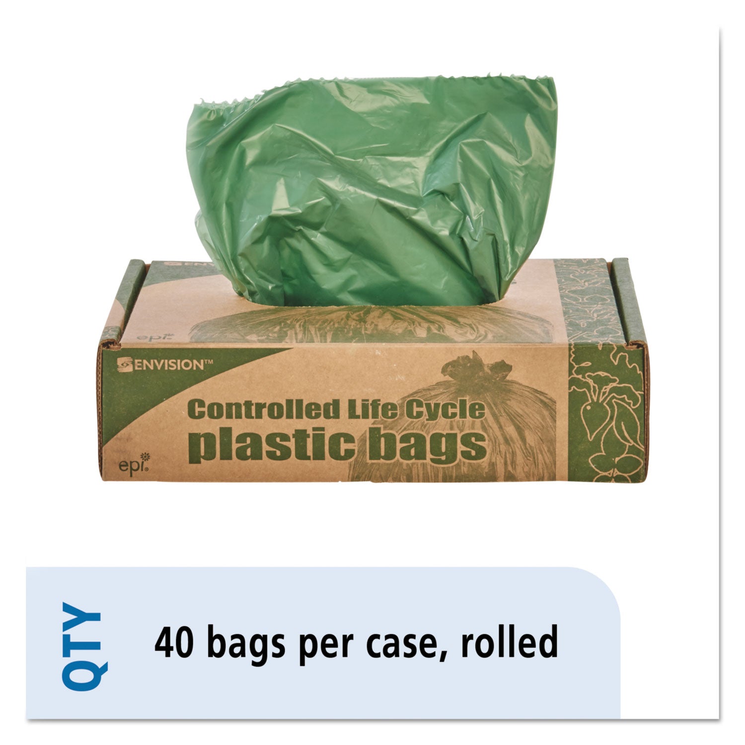 Stout Controlled Life-Cycle Plastic Trash Bags