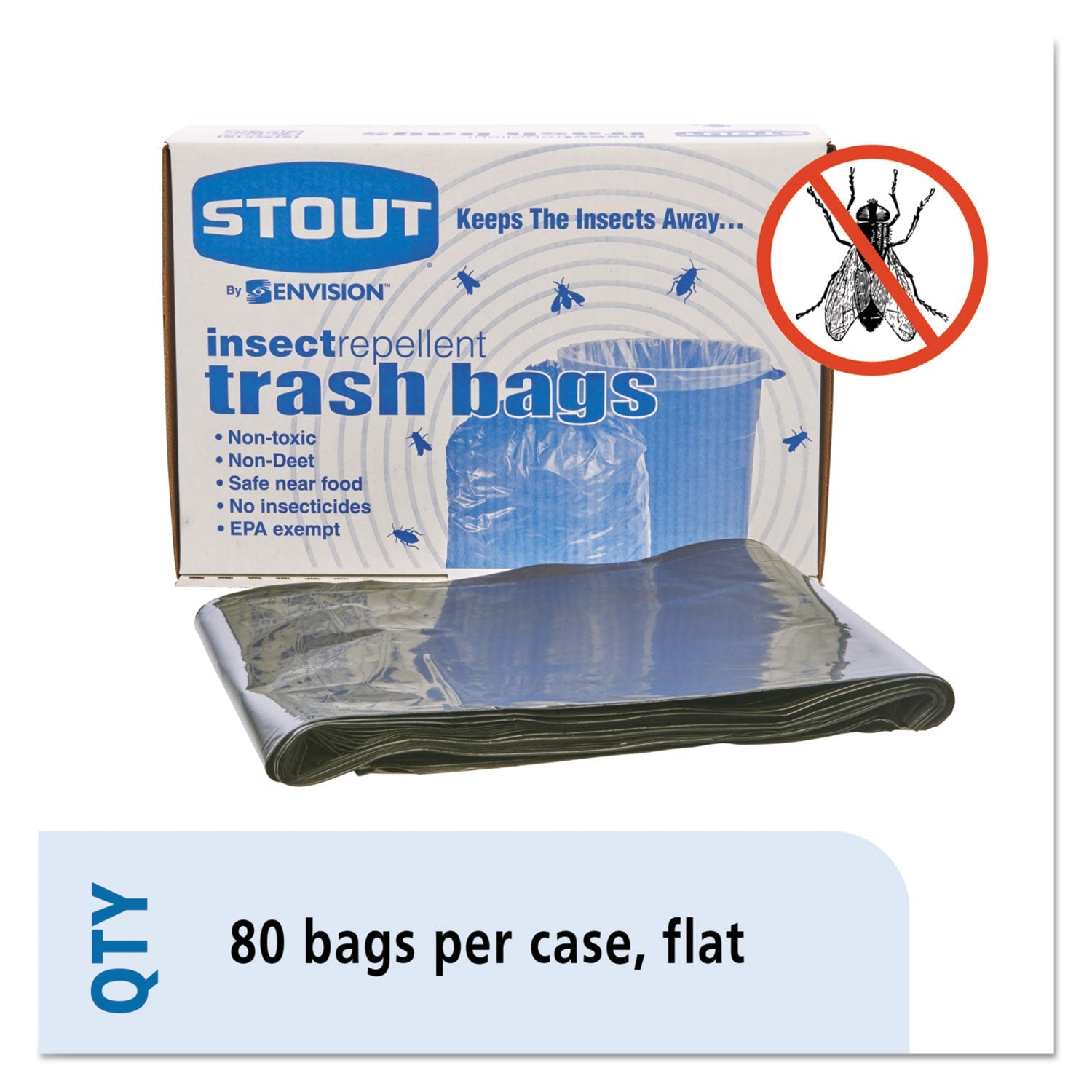 Insect-Repellent Trash Bags | Stout® 35 Gal