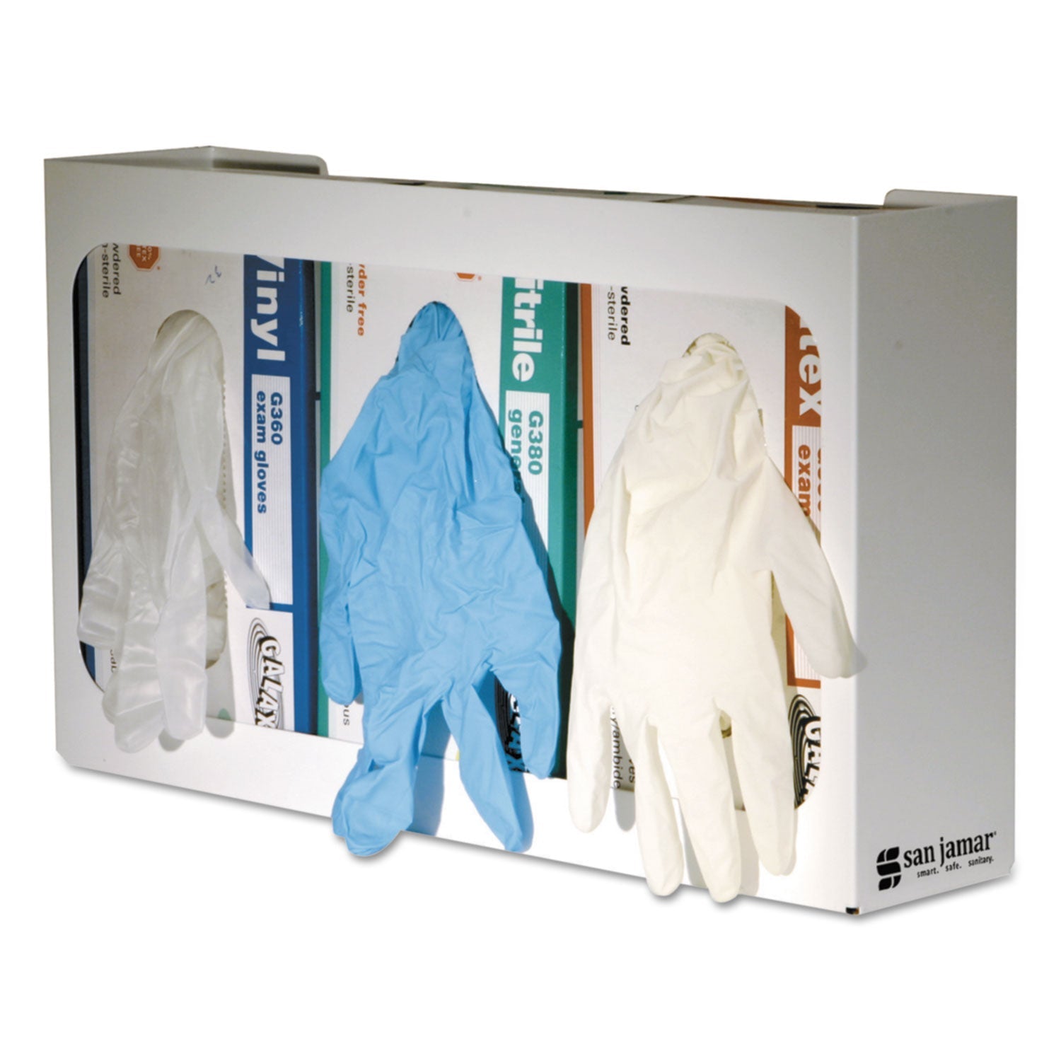 Glove Dispenser | San Jamar® 3-Box White Enamel
