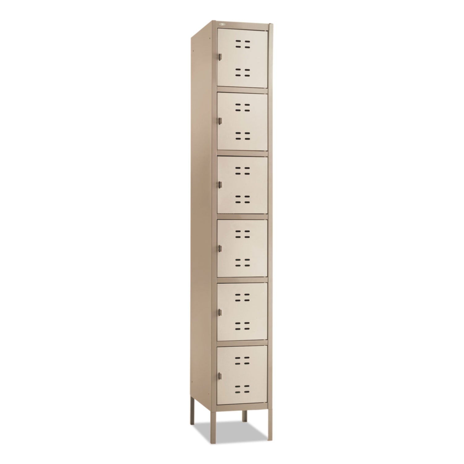 Safco® Box Locker, 12w X 18d X 78h, Two-Tone Tan