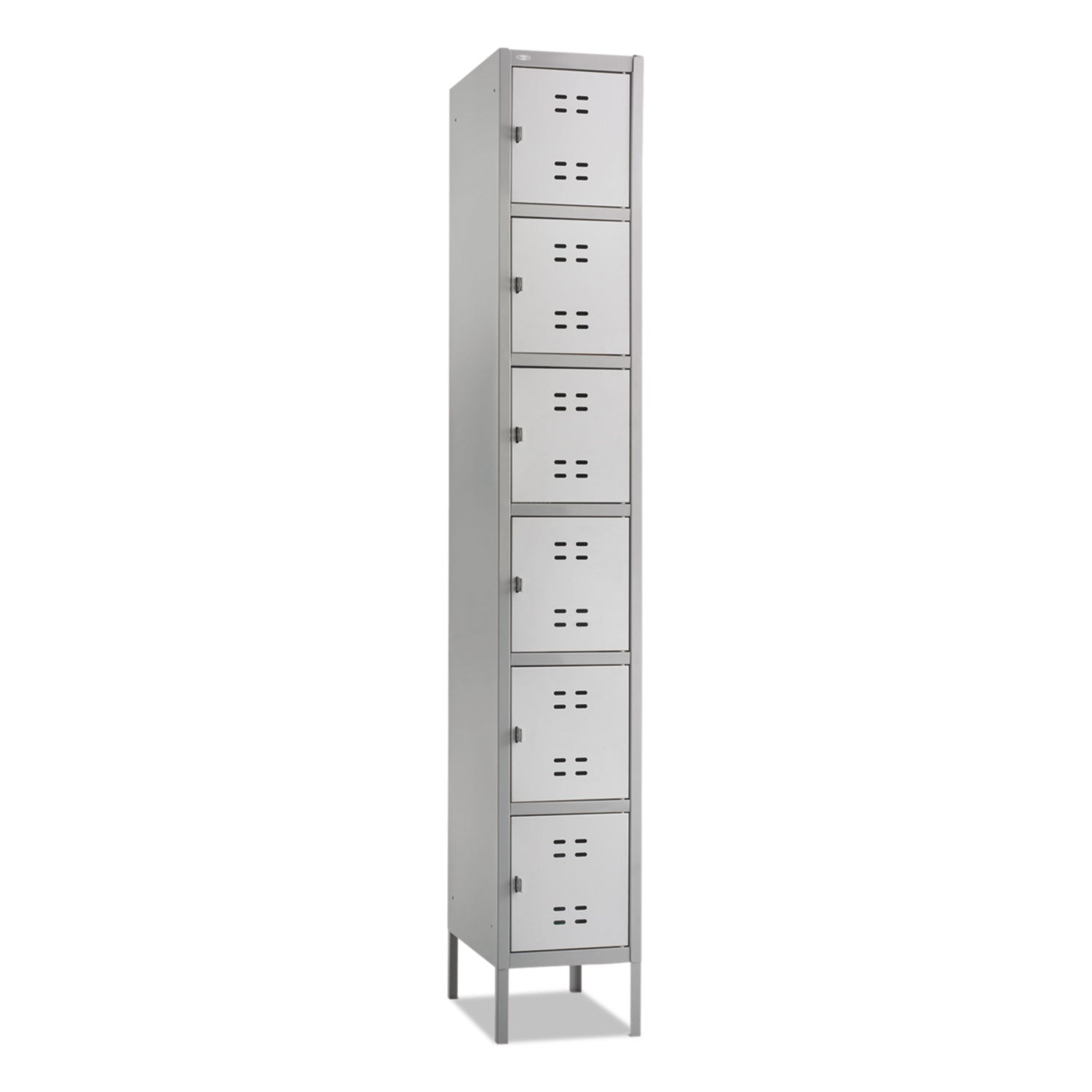 Safco® Box Locker, 12w X 18d X 78h, Two-Tone Gray