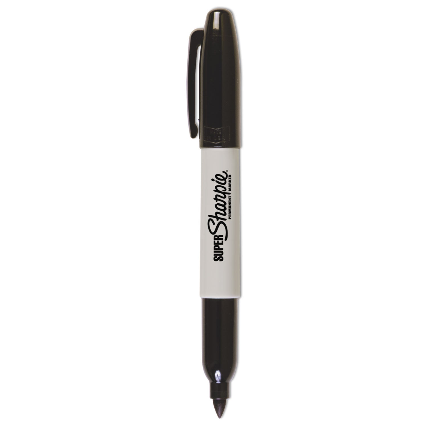 Sharpie® Super Permanent Marker, Fine Bullet Tip, Black, 6/pack