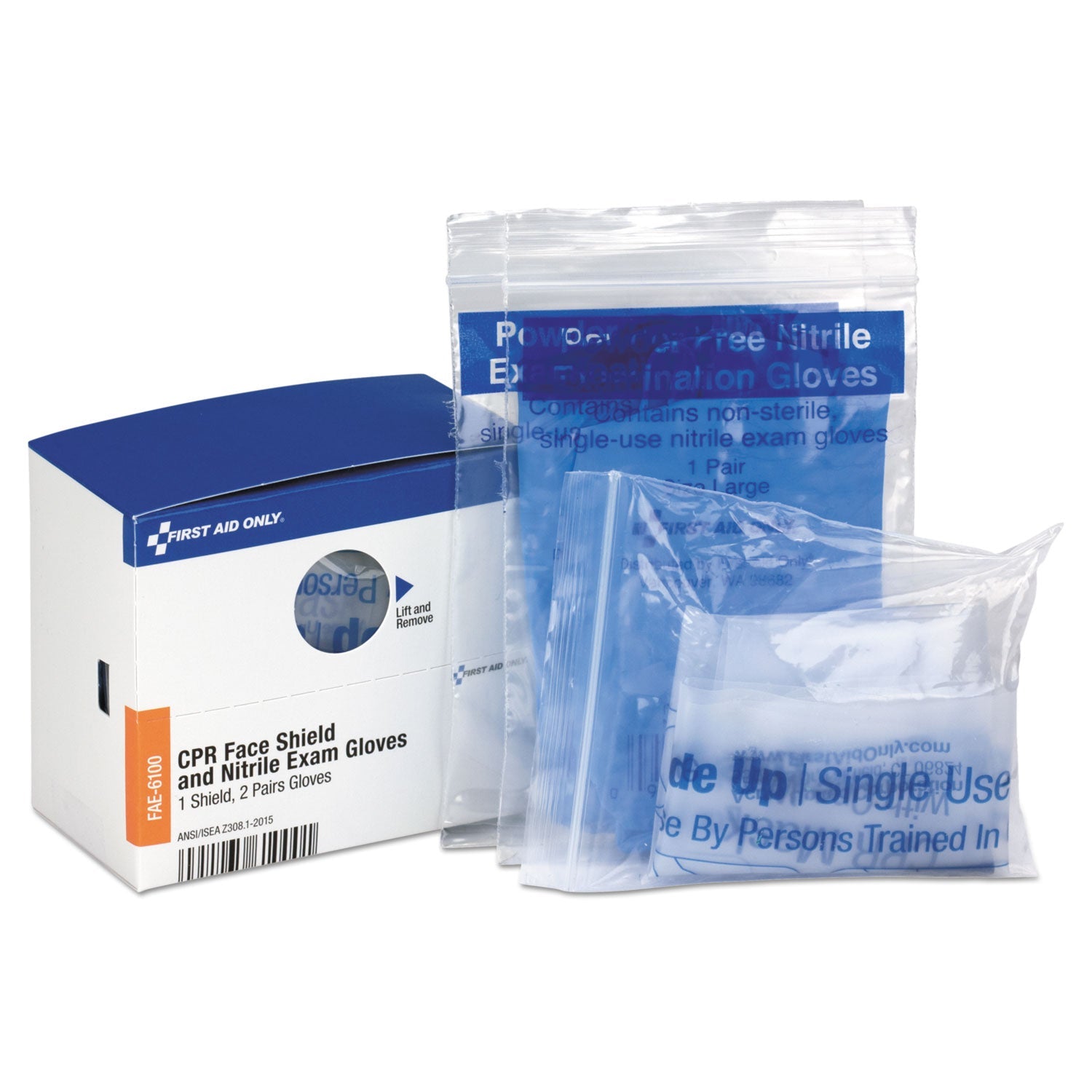 First Aid Only™ Refill For Smartcompliance General Business Cabinet, 1 Cpr Mask; 1 Gloves