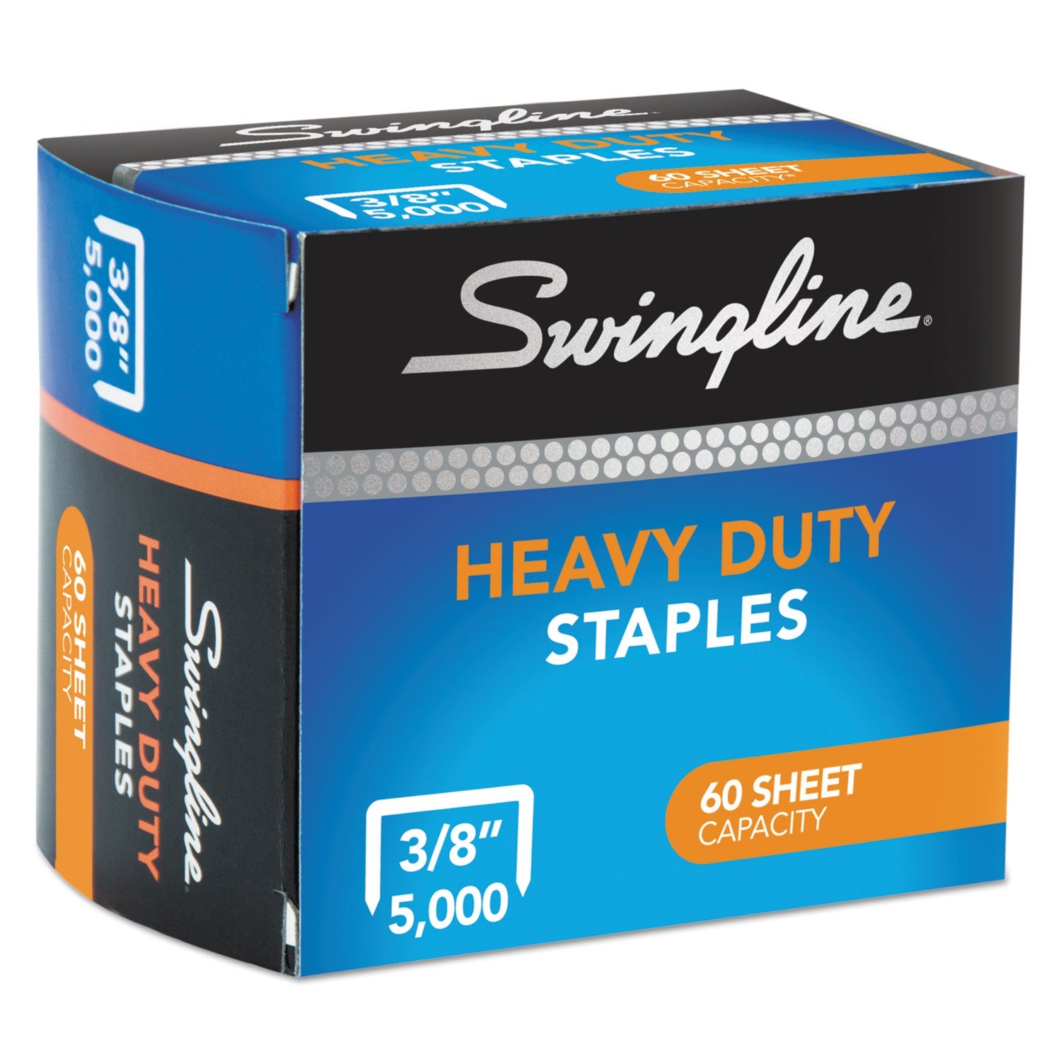 Swingline® S.f. 39 Heavy-Duty Staples, 0.38" Leg, 0.5" Crown, Steel, 5,000/box