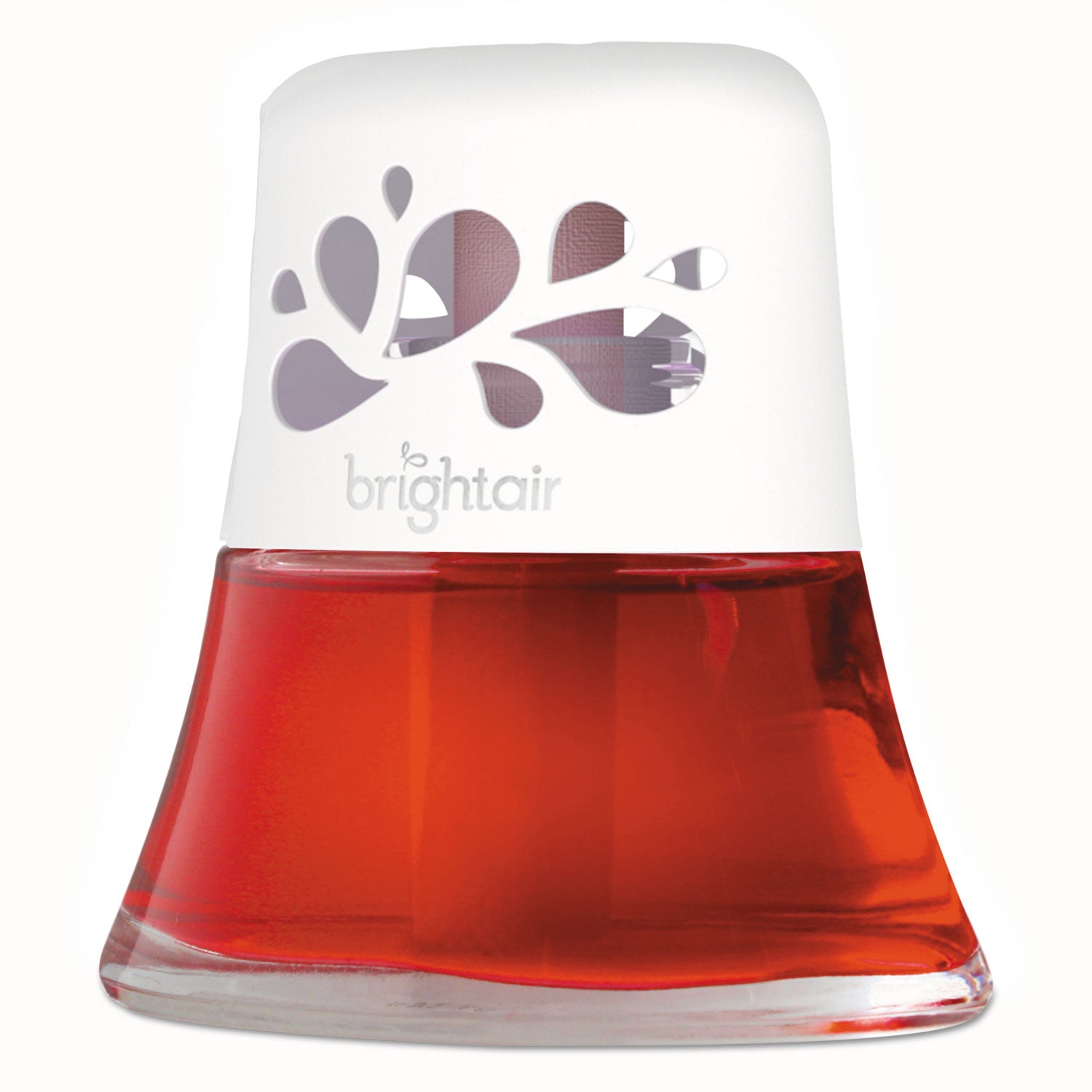 BRIGHT Air® Scented Oil Air Freshener, Macintosh Apple And Cinnamon, Red, 2.5 Oz, 6/carton