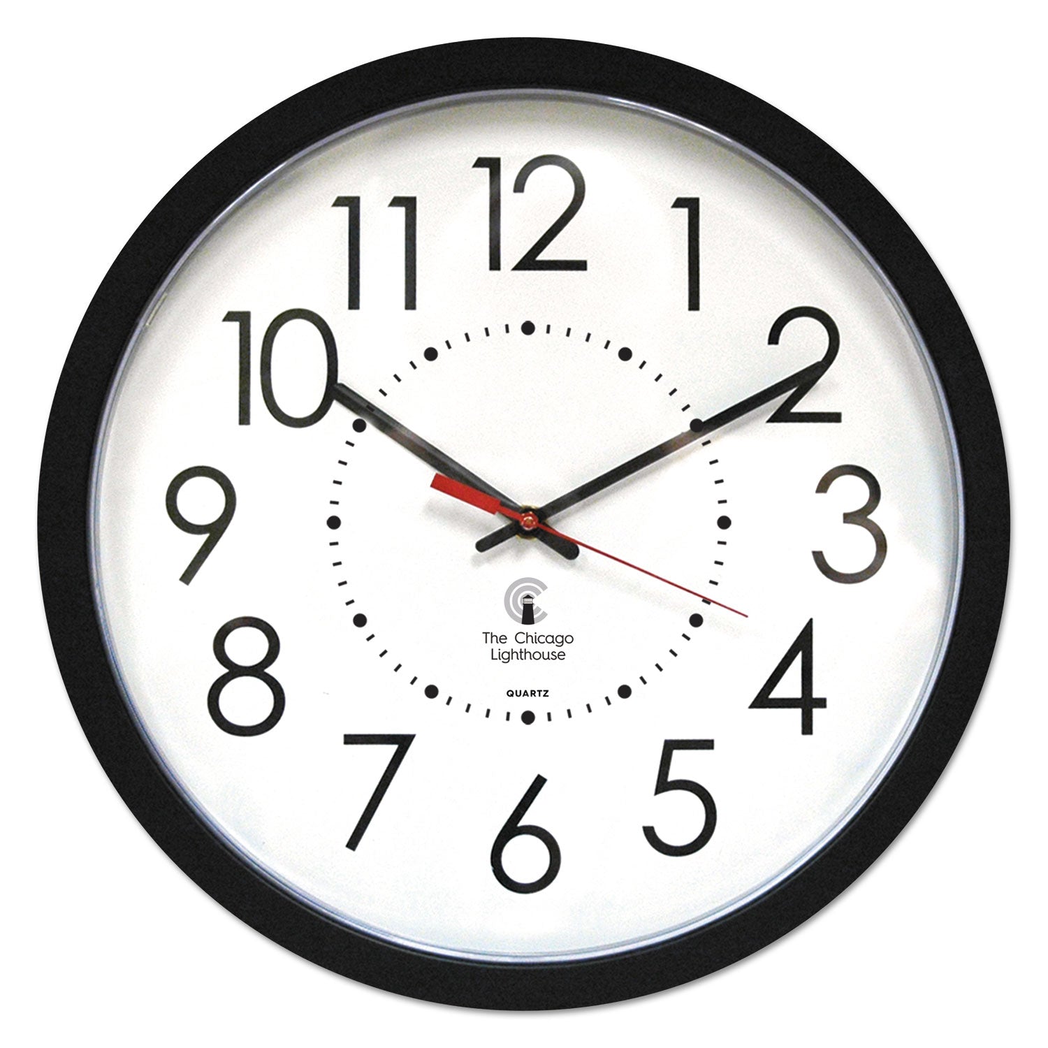 Electric Contemporary Clock | 14.5" Black Case