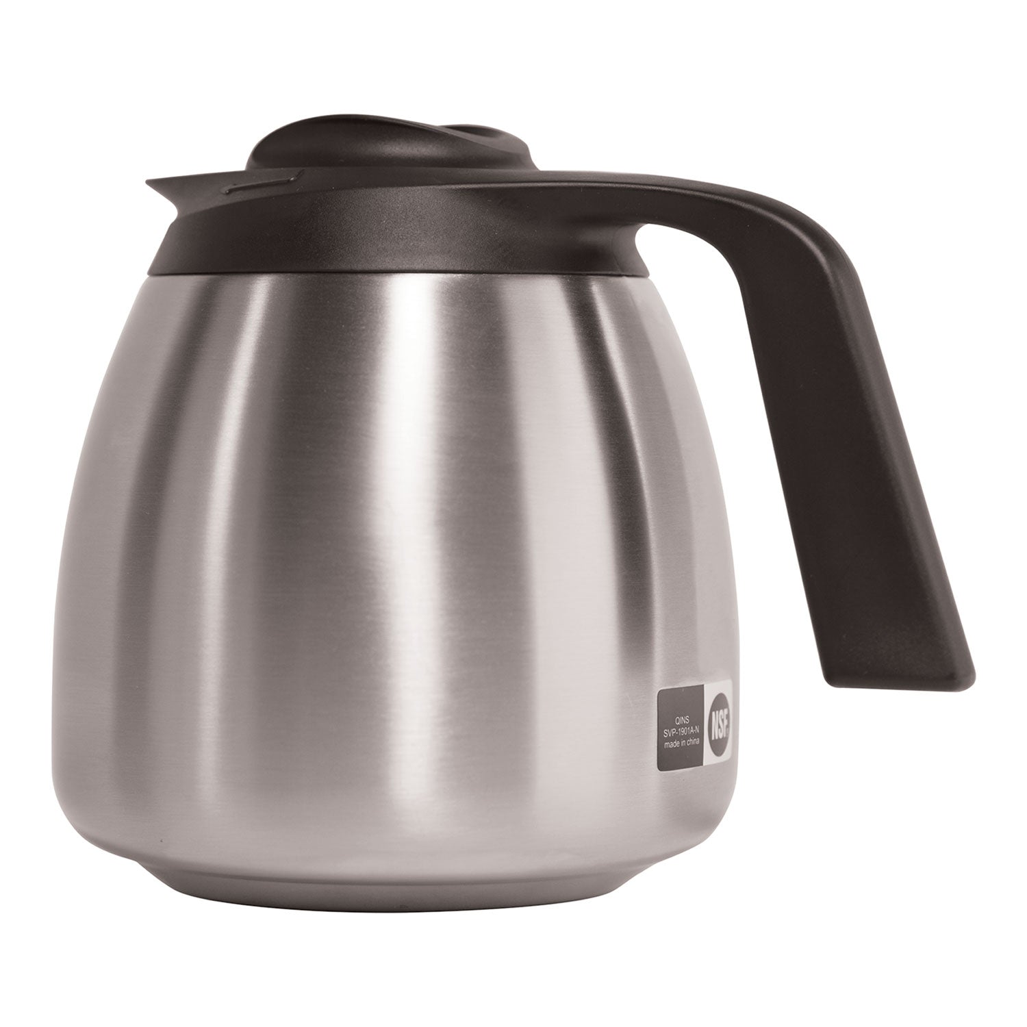 BUNN® 1.9 Liter Thermal Carafe, Stainless Steel/black