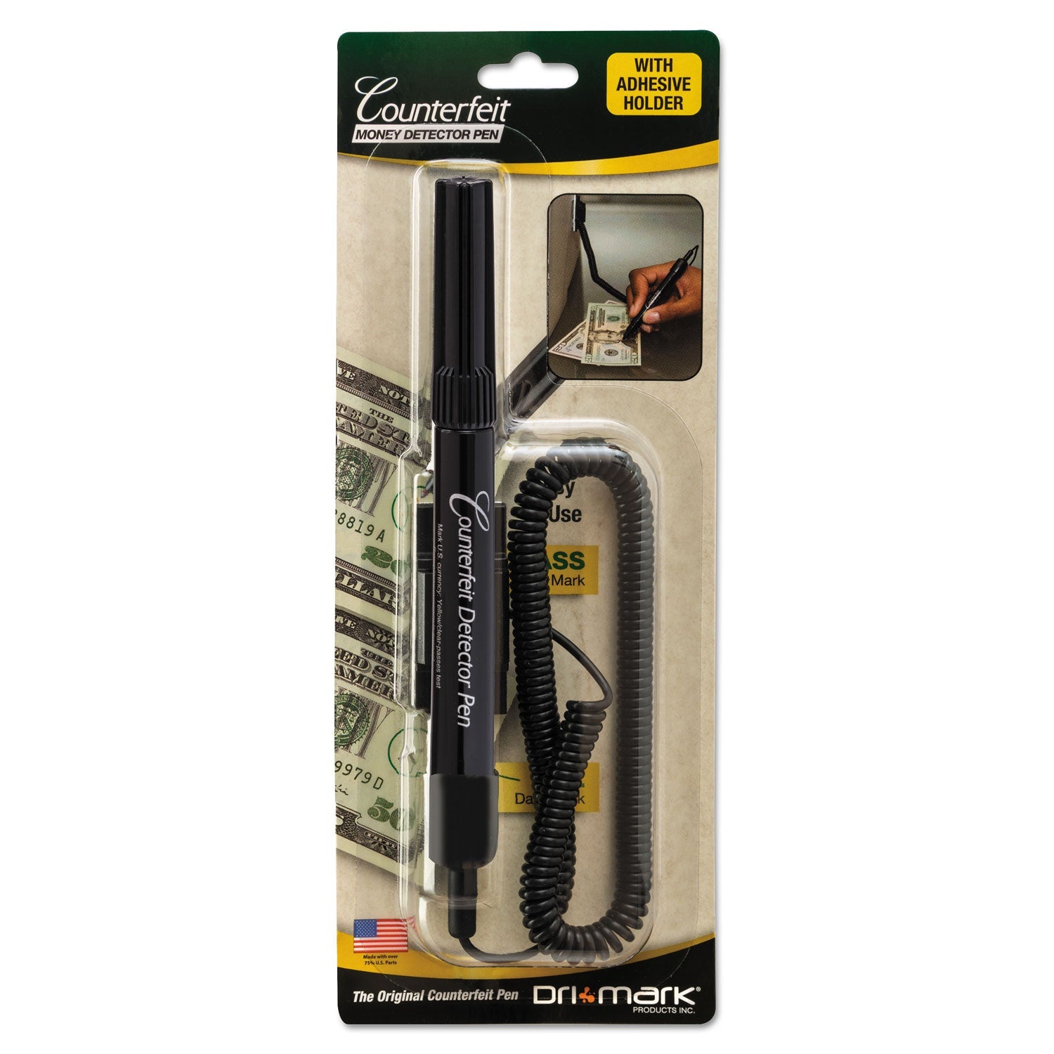 Counterfeit Bill Detector Pen with Coil