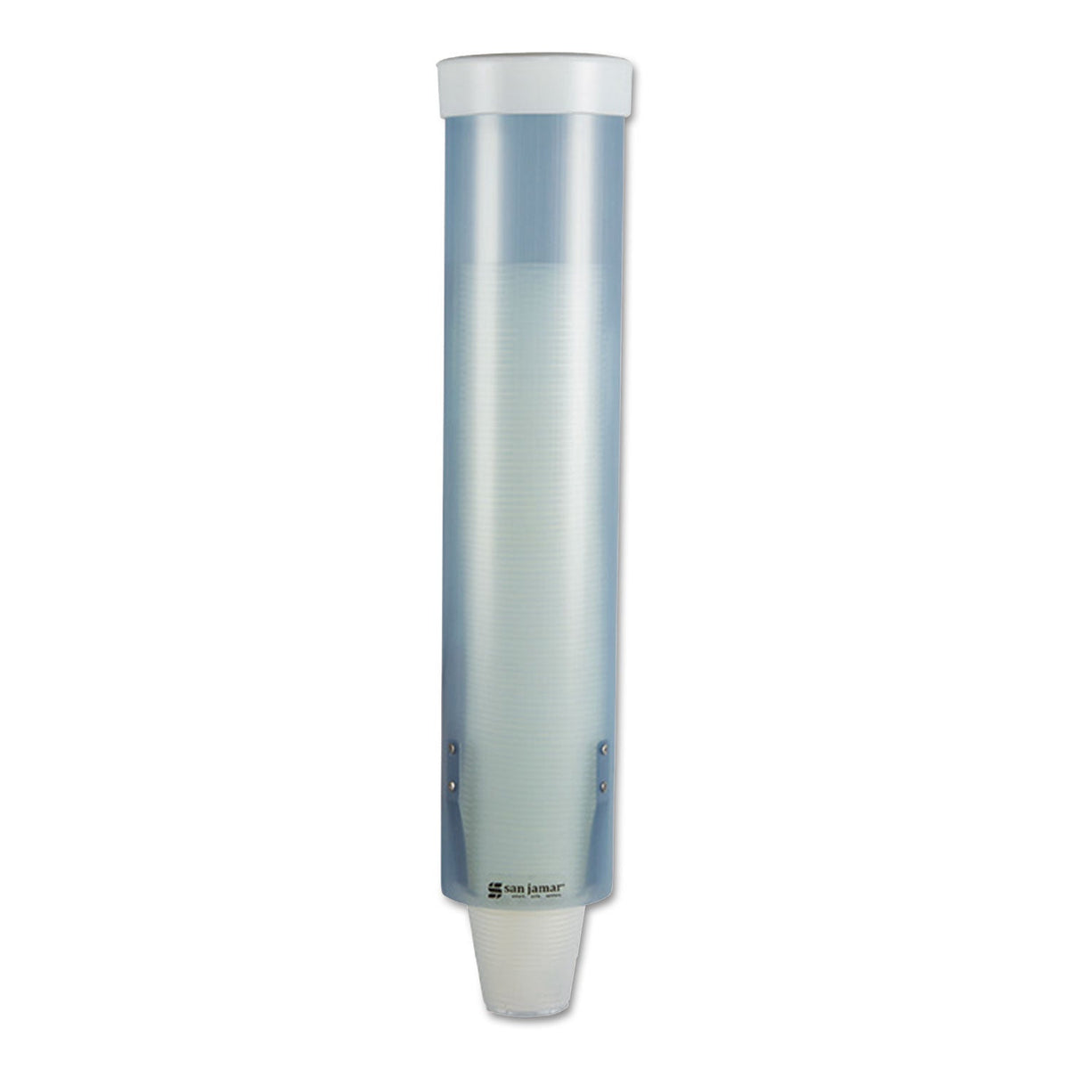 Water Cup Dispenser | San Jamar® Adjustable Frosted