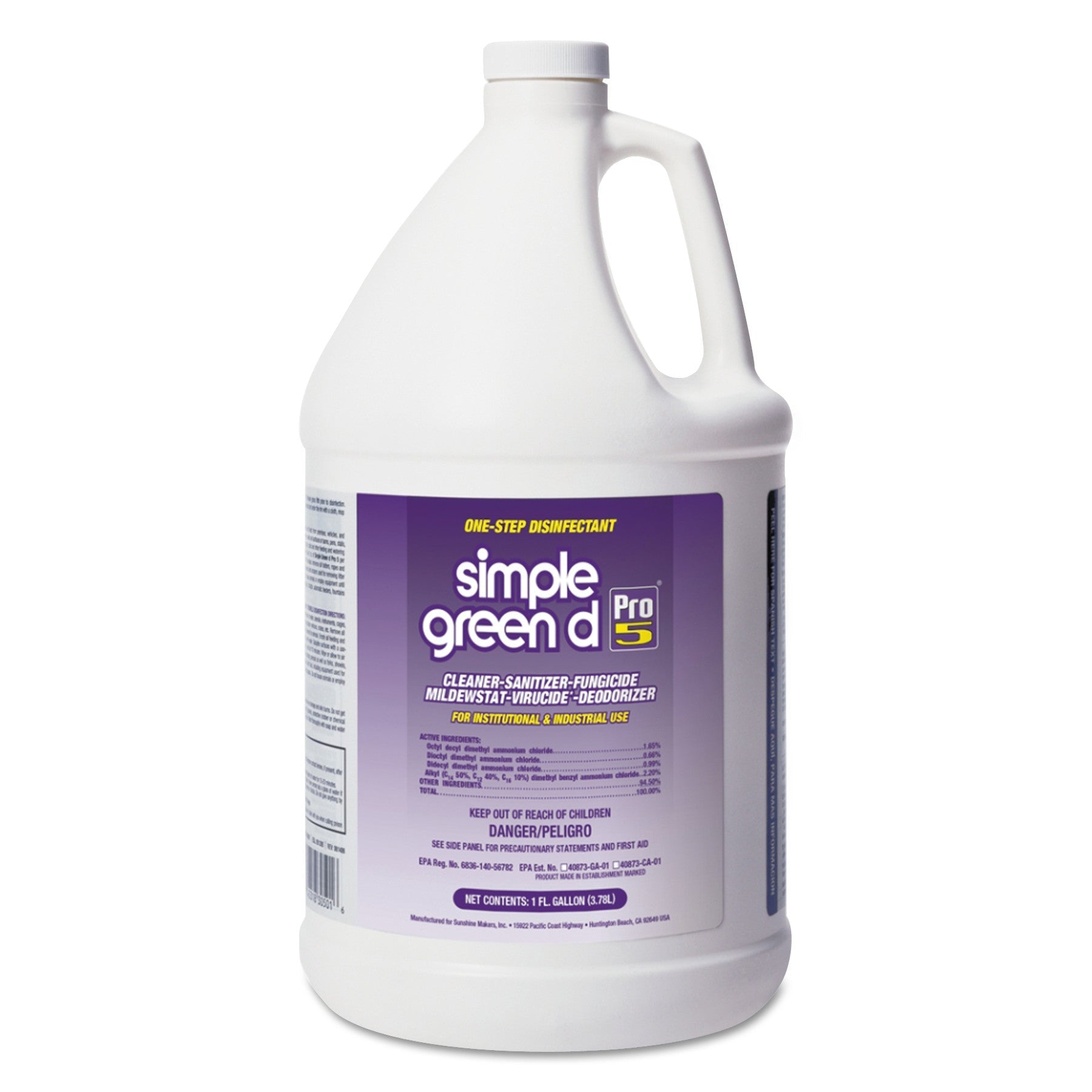 Simple Green D Pro 5 Disinfectant | 1 Gal Bottle