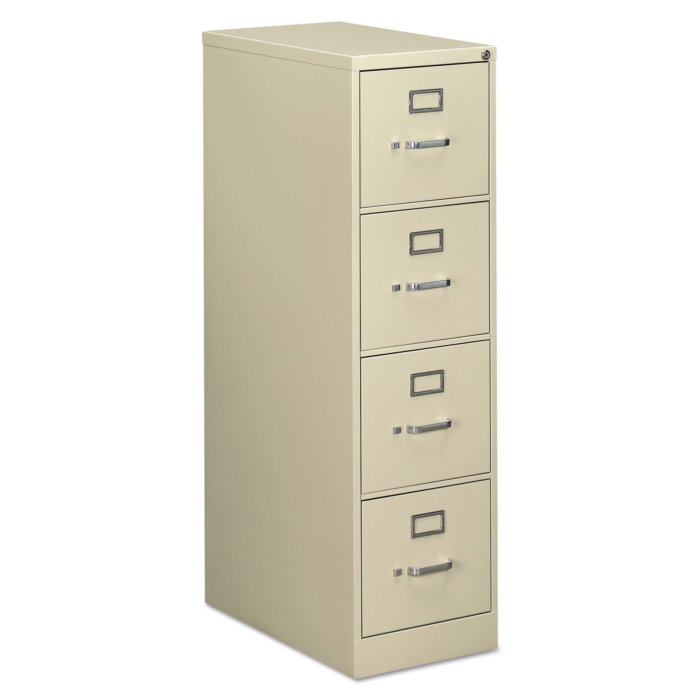 Alera® Economy Vertical File, 4 Letter-Size File Drawers, Putty, 15" X 25" X 52"