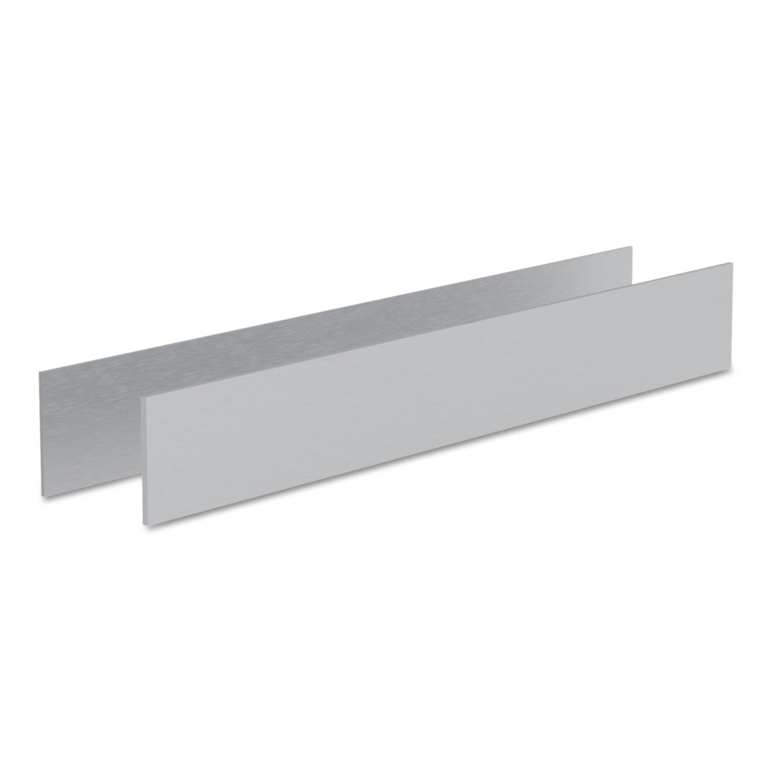 Safco® Medina Series Conference Table Modesty Panels, 82.5" x 0.63" x 11.8", Gray, Steel