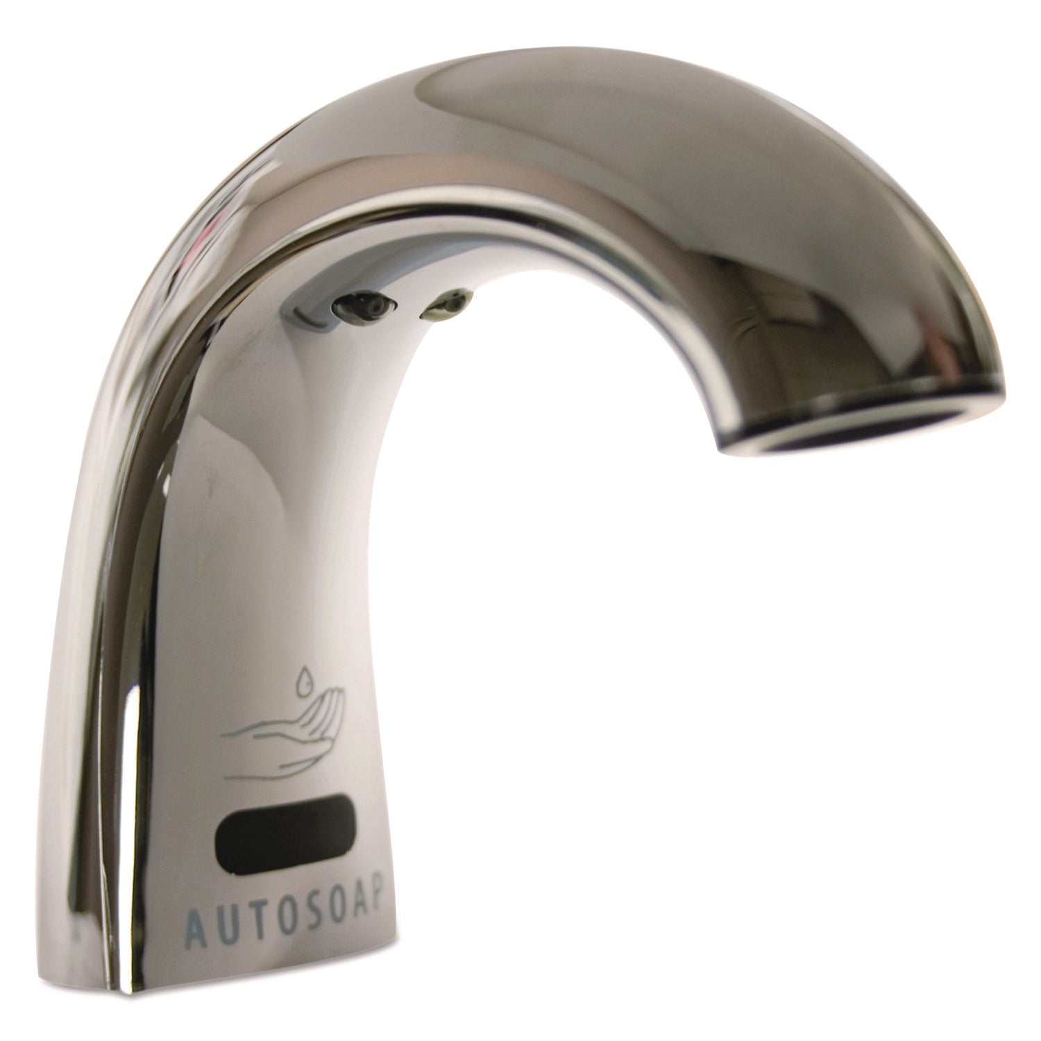 Rubbermaid® Commercial One Shot Soap Dispenser - Touch Free, Foam, 1.9 X 5.5 X 4, Polished Chrome