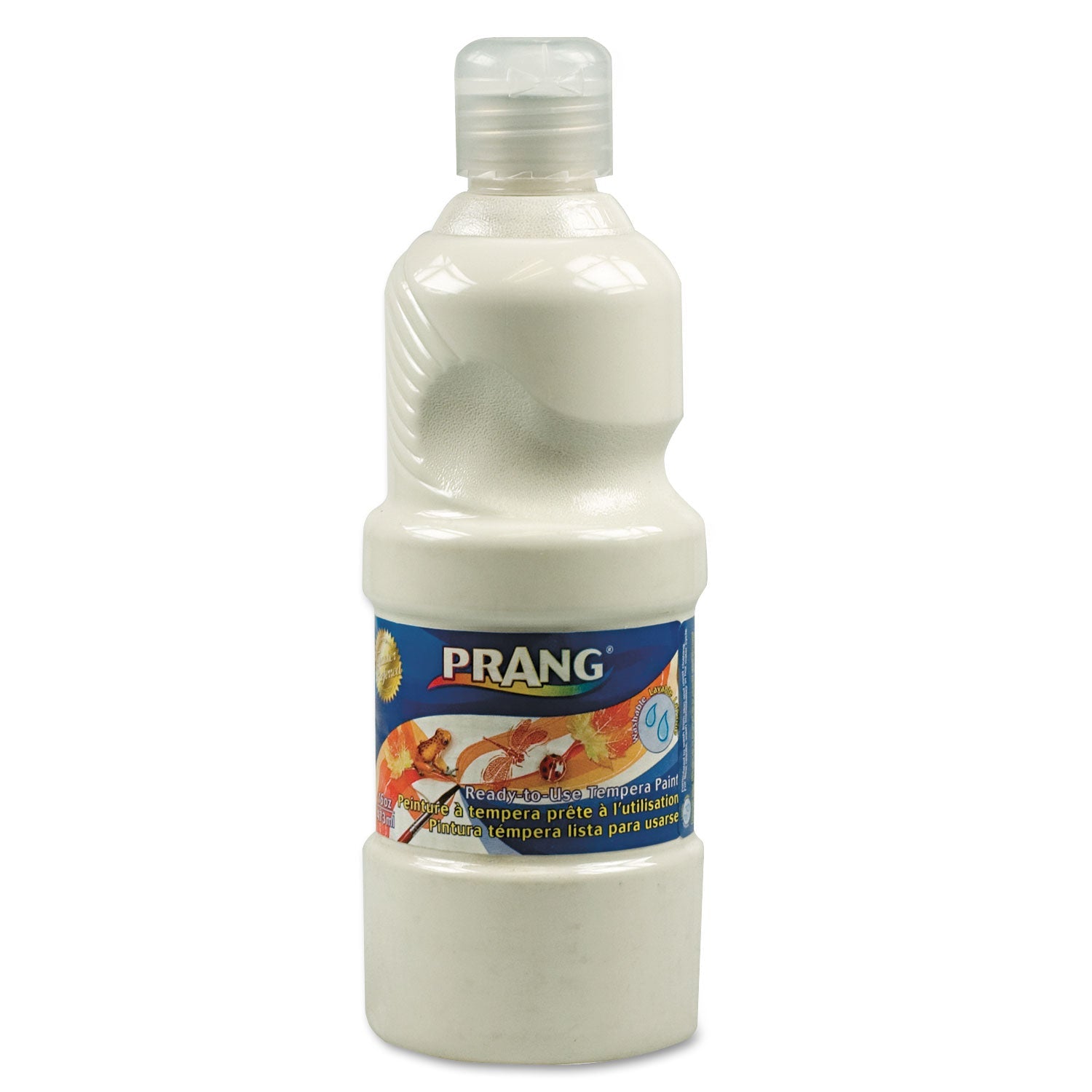 Prang® Washable Paint, White, 16 Oz Dispenser-Cap Bottle