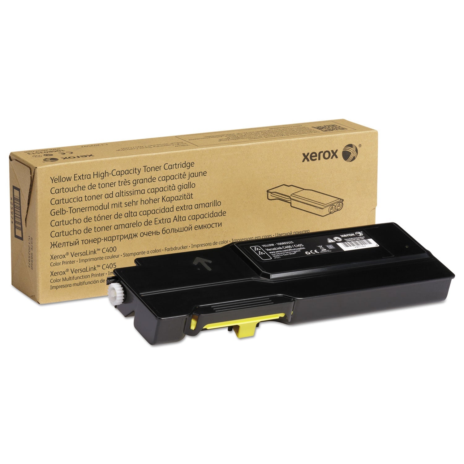 Xerox® 106r03525 Extra High-Yield Toner, 8,000 Page-Yield, Yellow - Bloom Skins