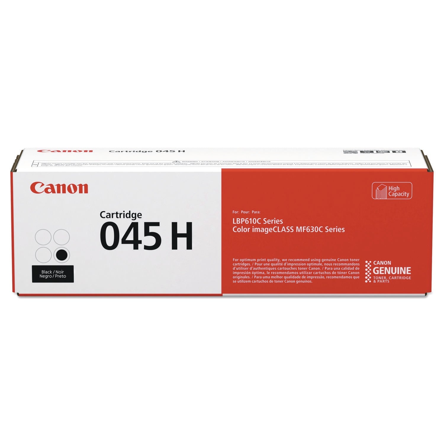 Canon® 1246c001 (045) High-Yield Toner, 2,800 Page-Yield, Black