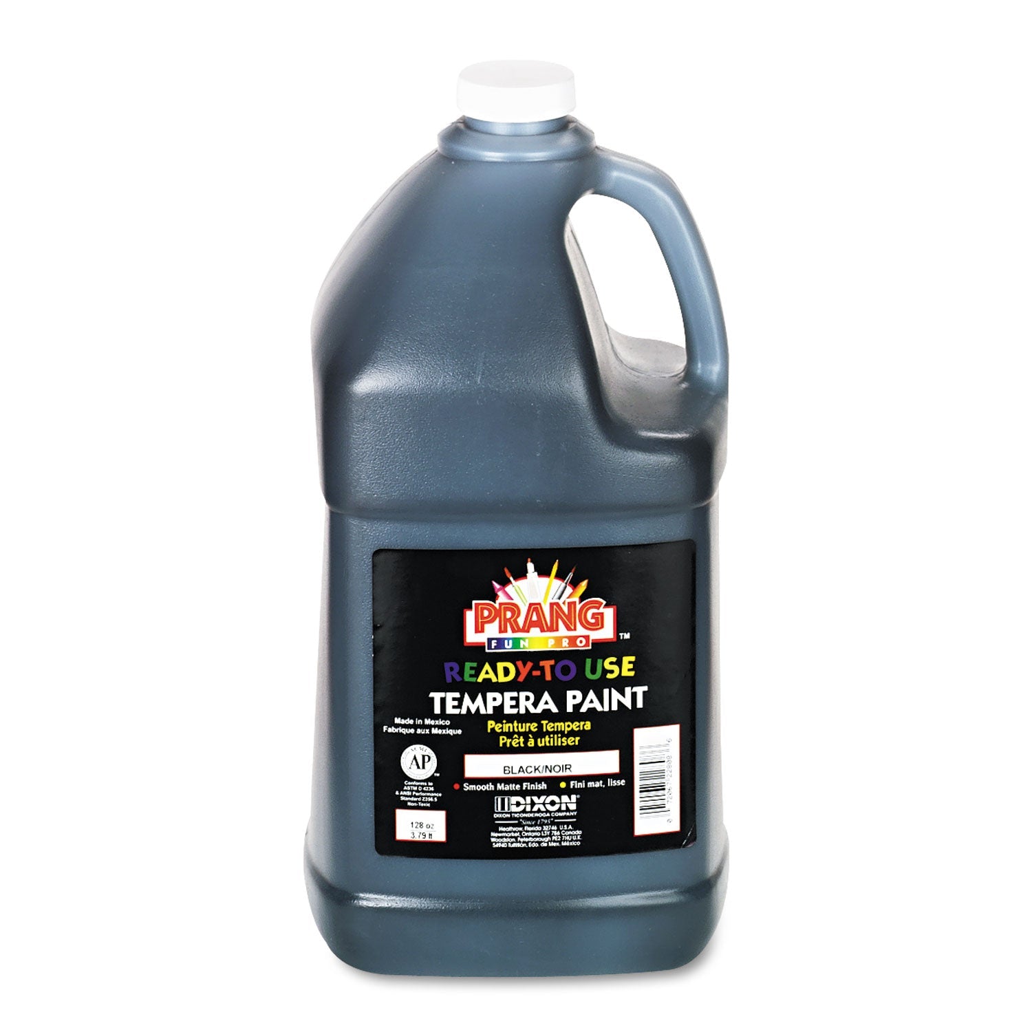 Prang® Ready-To-Use Tempera Paint, Black, 1 Gal Bottle