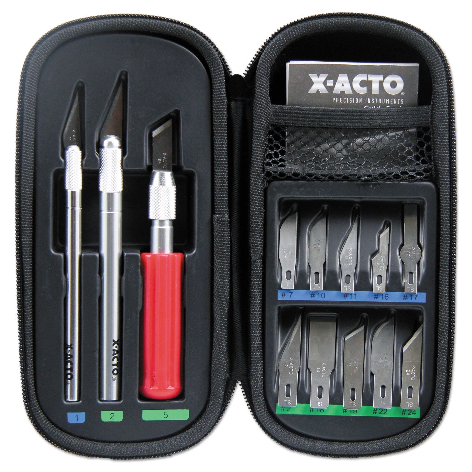 X-ACTO® Knife Set, 3 Knives, 10 Blades, Carrying Case