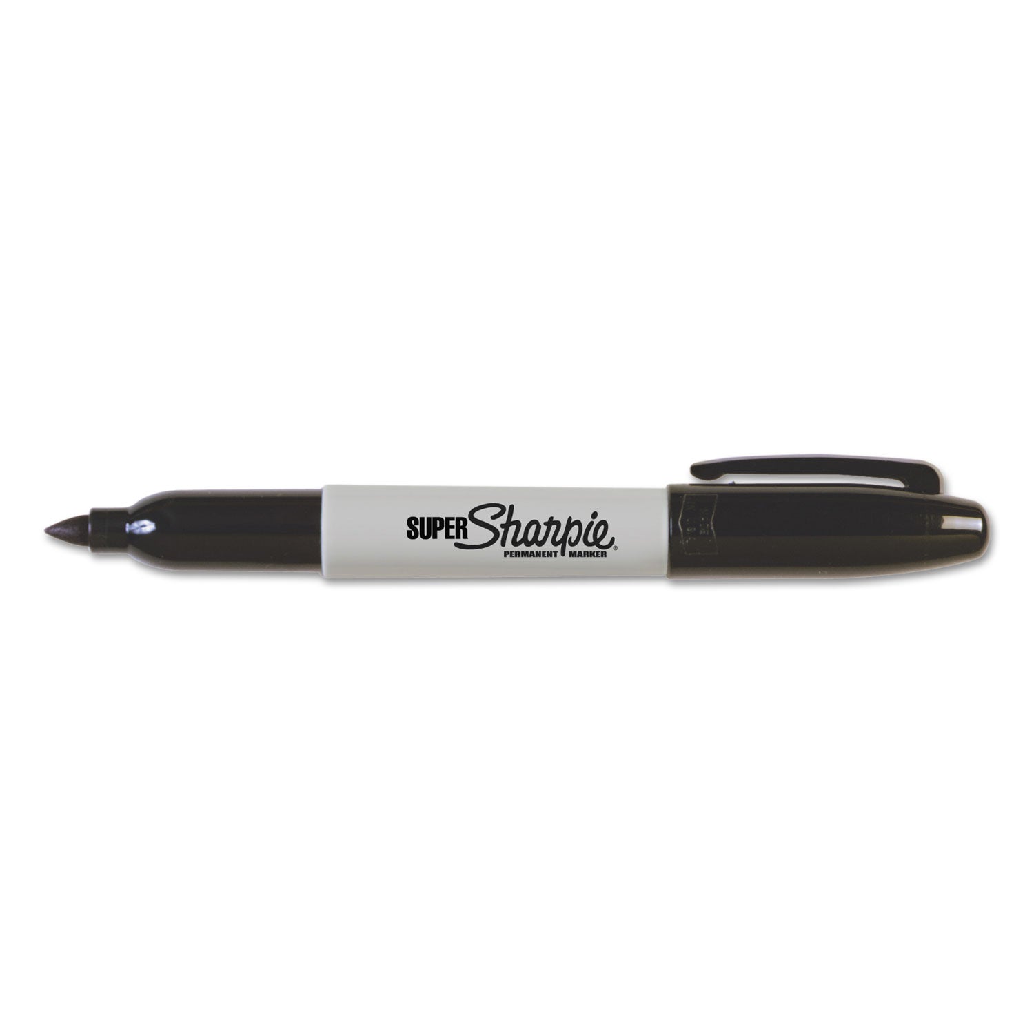 Sharpie® Super Permanent Marker, Fine Bullet Tip, Black, 6/pack