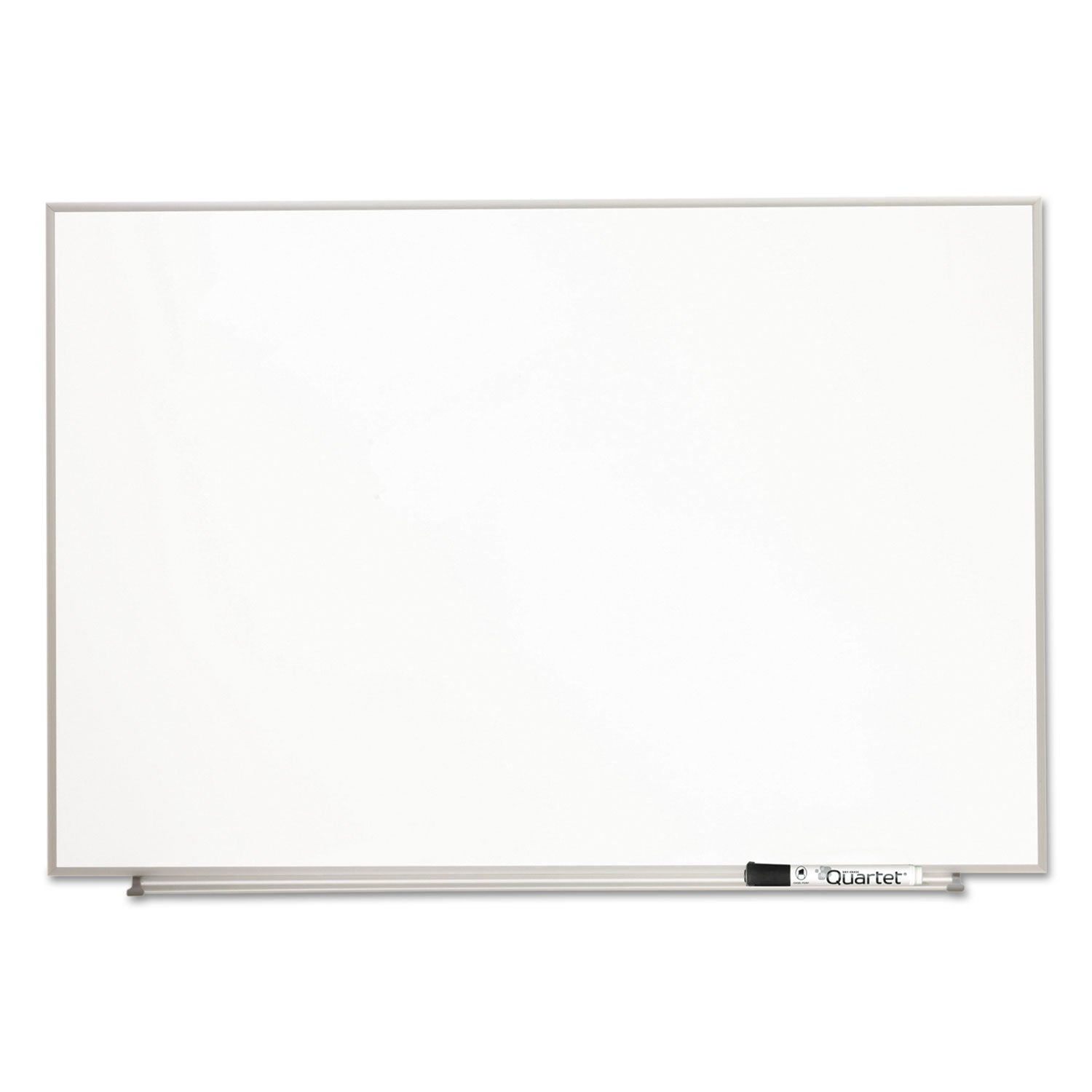 Quartet® Matrix Magnetic Boards, 48" x 31", White Surface, Satin Aluminum Frame
